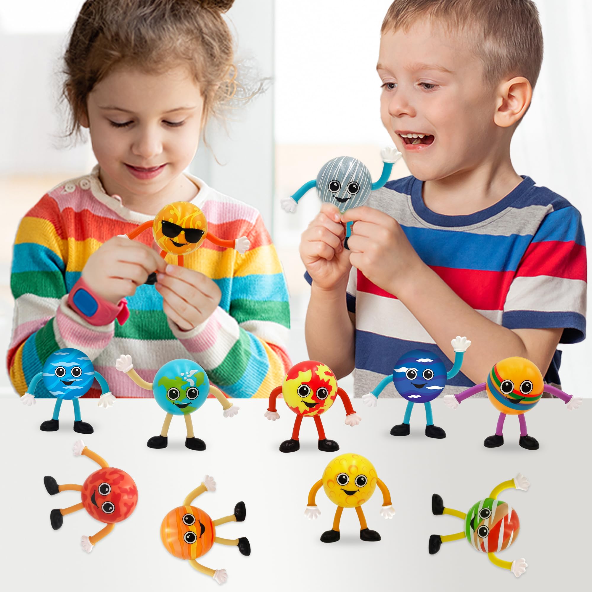 Foto 7 | Set De 11 Unidades Artcreativity De Bendable Planet Toys Para Niños - Venta Internacional.