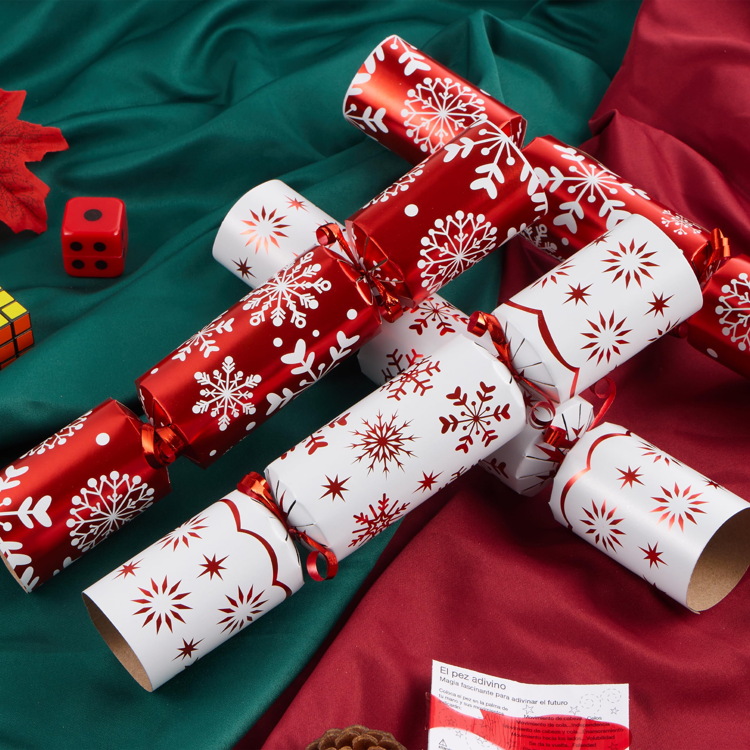 Foto 7 pulgar | Table Favor Joyin Christmas No Snap Con Sombrero Y Regalo, 10 Unidades - Venta Internacional.