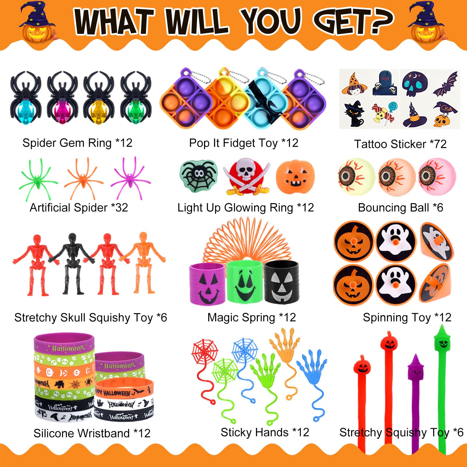 Foto 3 pulgar | Halloween Party Favors Raymall 206 Unidades De Juguetes Surtidos Para Niños - Venta Internacional.