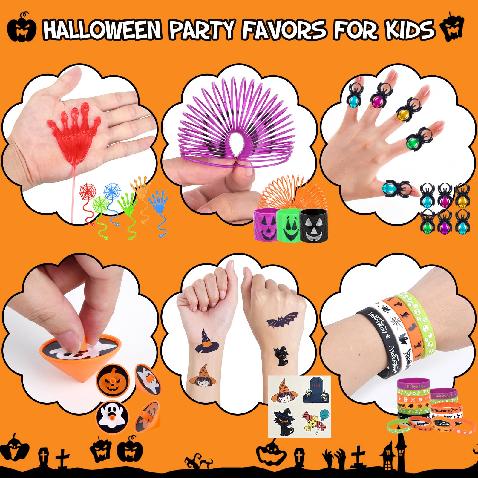 Foto 4 pulgar | Halloween Party Favors Raymall 206 Unidades De Juguetes Surtidos Para Niños - Venta Internacional.