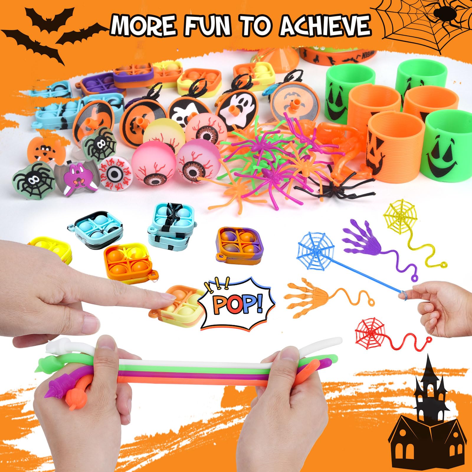 Foto 5 | Halloween Party Favors Raymall 206 Unidades De Juguetes Surtidos Para Niños - Venta Internacional.