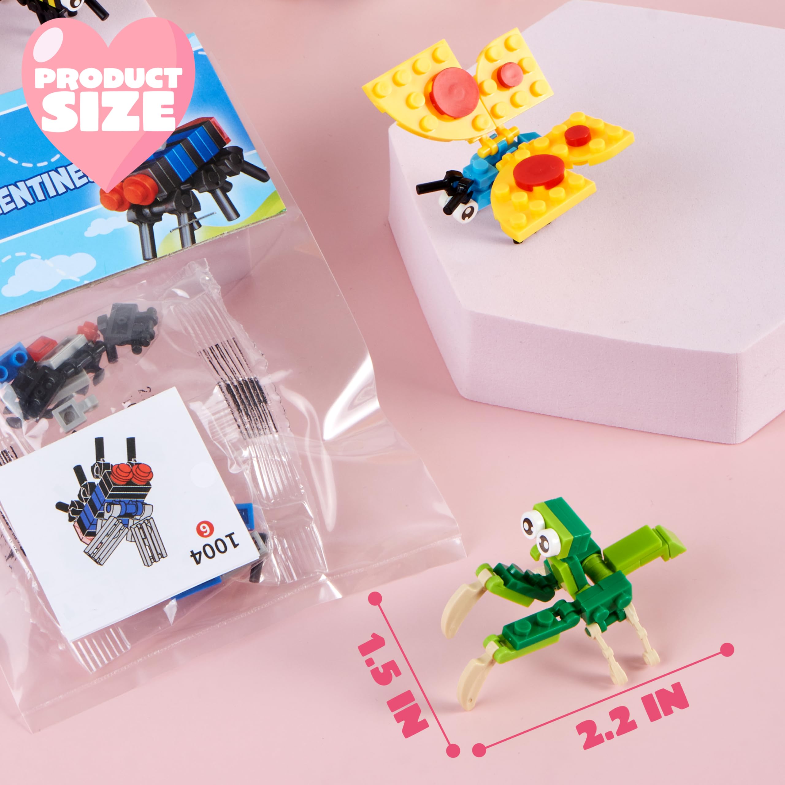 Foto 6 pulgar | Tarjetas De Regalo Para Fiesta De San Valentín Con Construcción, 24 Paquetes Joyin - Venta Internacional.