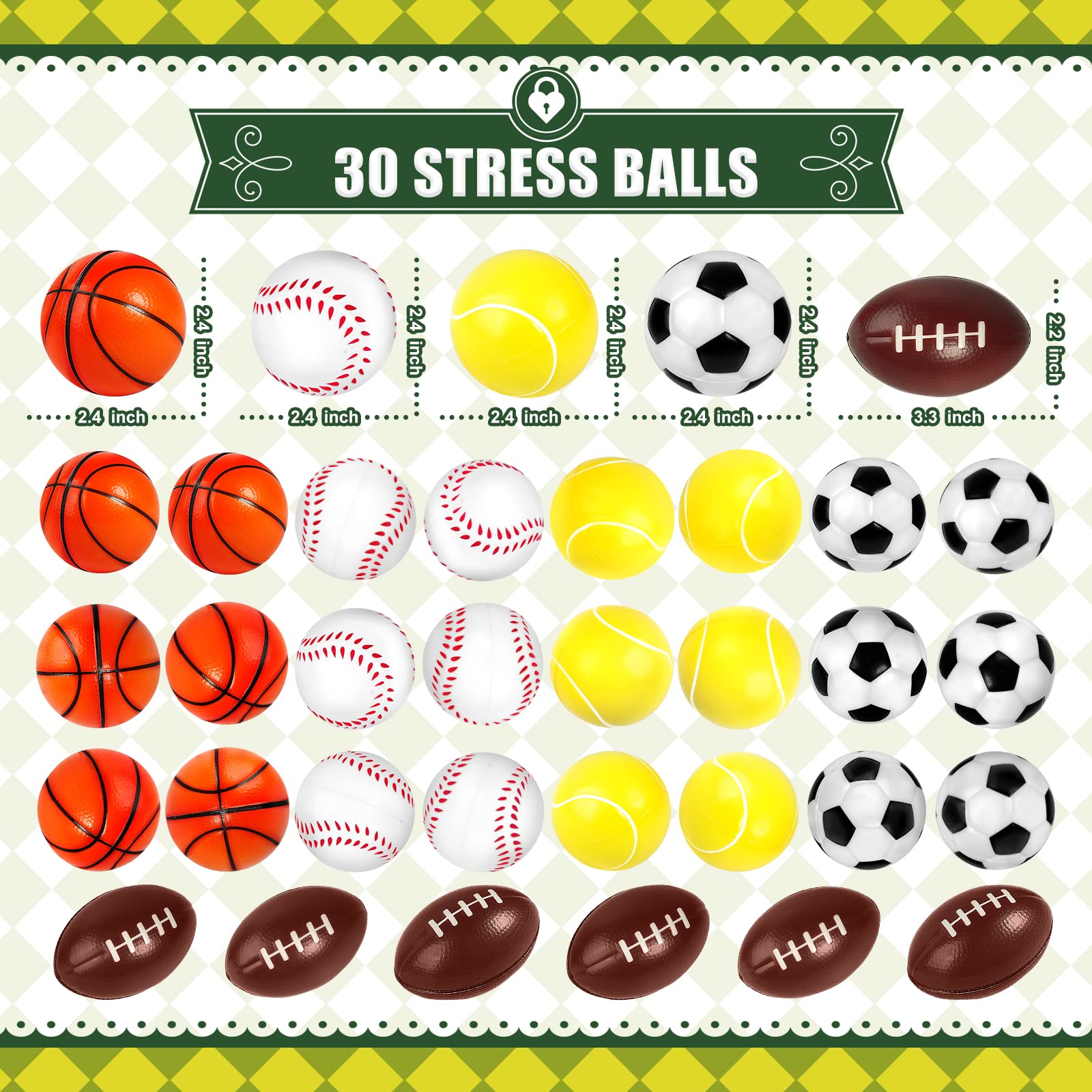 Foto 4 pulgar | Set De Tarjetas De San Valentín Y Minipelotas Deportivas Para Niños X30 - Venta Internacional.