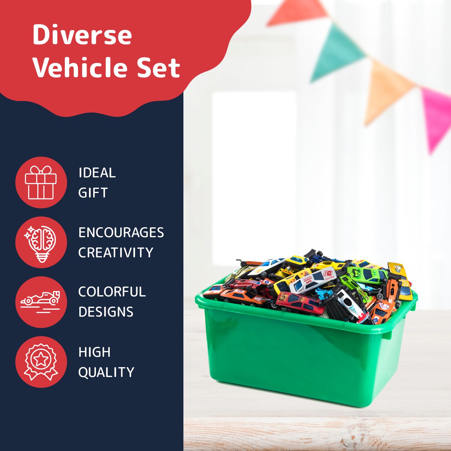 Foto 6 pulgar | Set De Coches De Juguete Prextex Diecast, 100 Unidades, Con Coches De Carreras Y Helicópteros - Venta Internacional.
