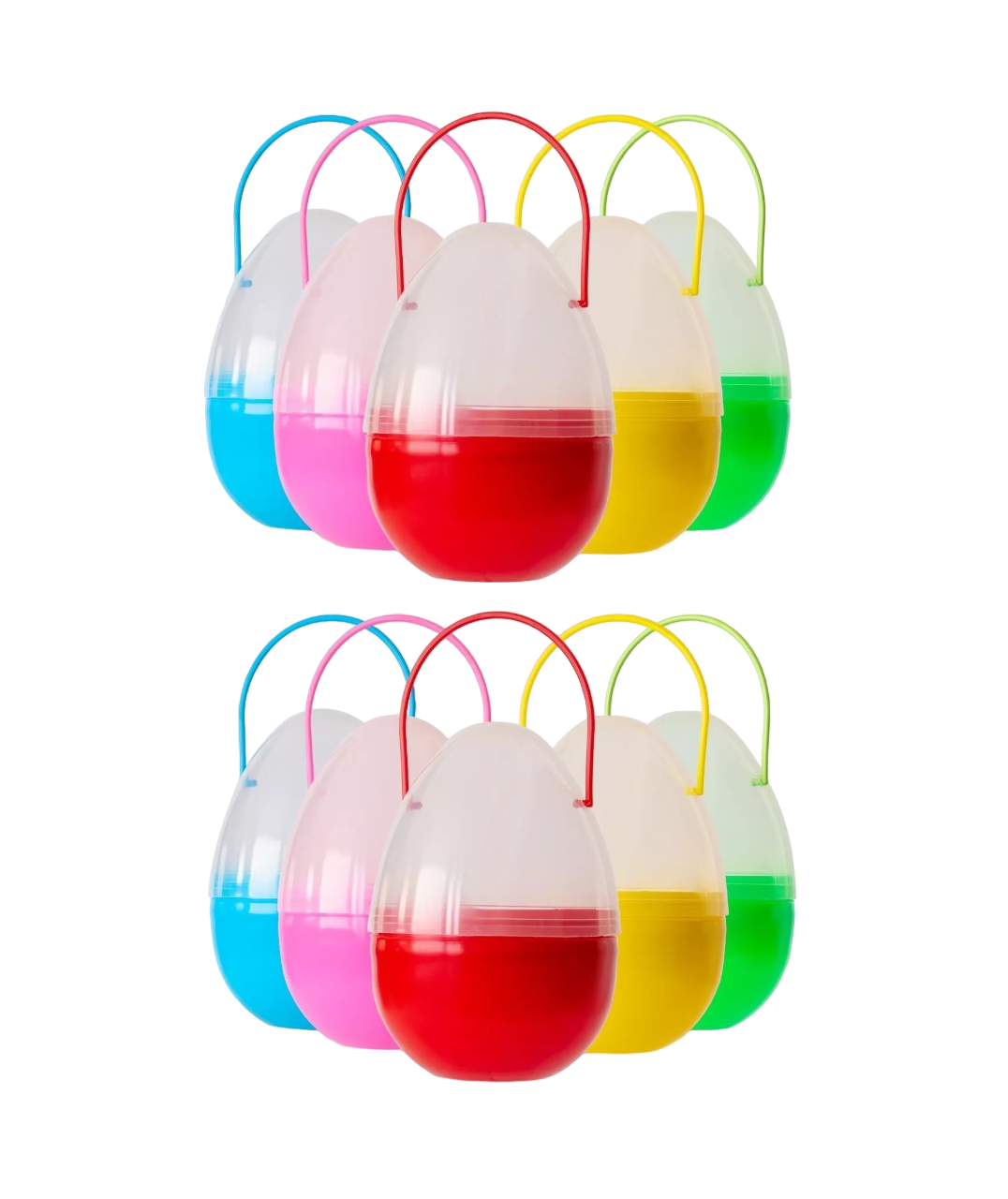 Foto 1 | Dulceros Huevo Gigante de Plástico Belug 21 cm 10 Piezas Multicolor