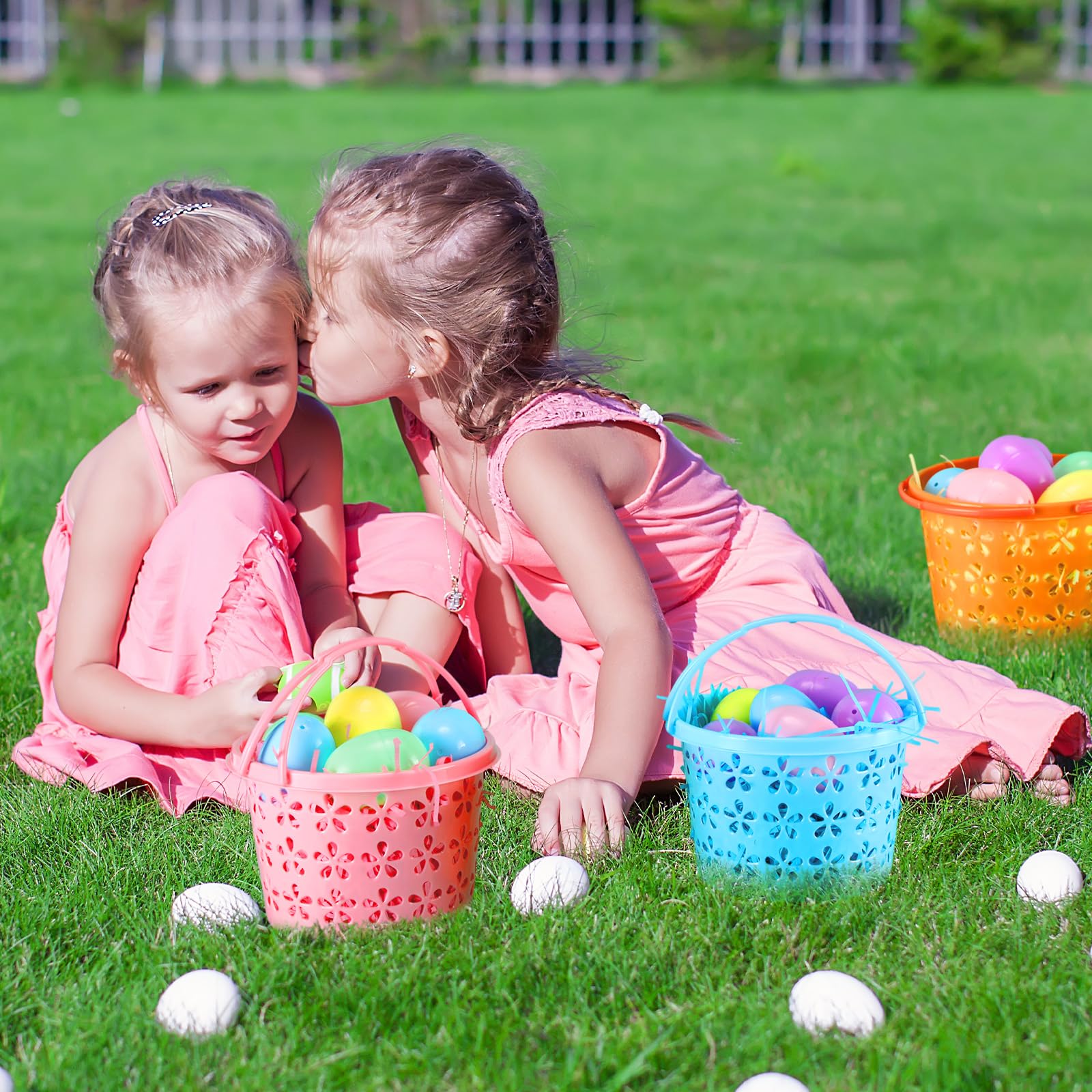 Foto 6 pulgar | Cestas De Pascua Macarrie, 36 Unidades, Para Niños, Con Hierba Y Huevos - Venta Internacional.