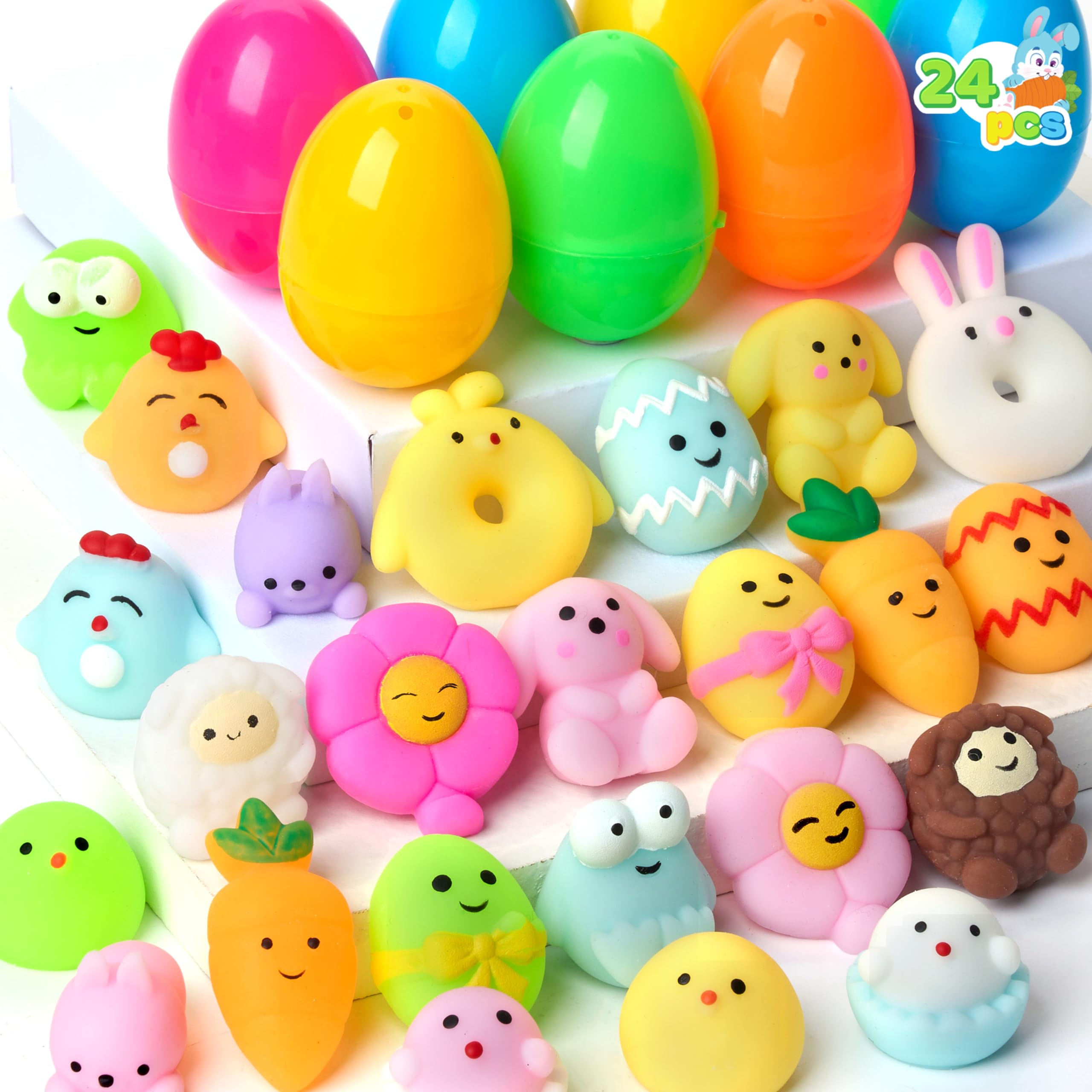 Foto 2 pulgar | Huevos De Pascua Precargados Joyin, 24 Unidades, Con Juguetes Mochi Squishy - Venta Internacional.