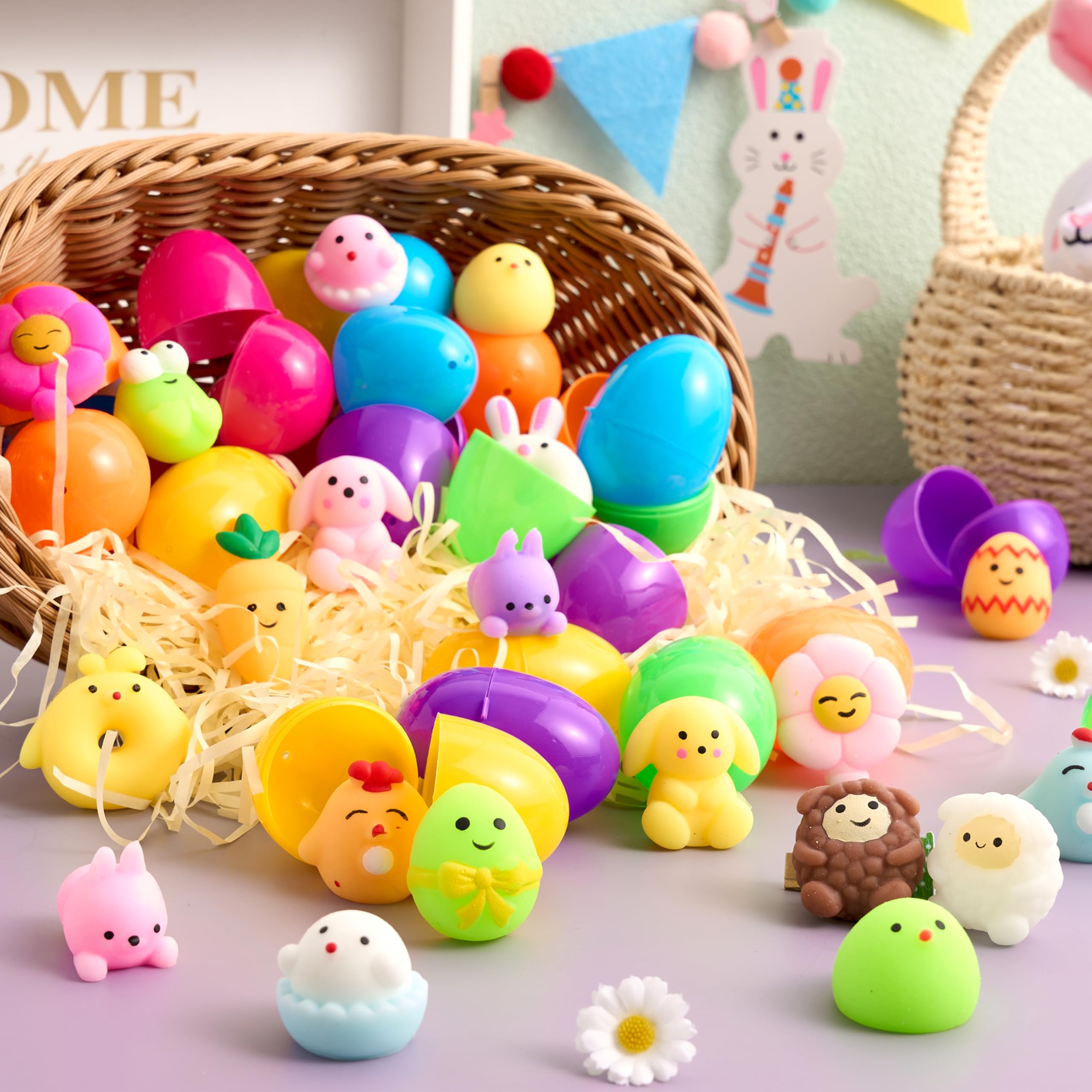 Foto 3 pulgar | Huevos De Pascua Precargados Joyin, 24 Unidades, Con Juguetes Mochi Squishy - Venta Internacional.