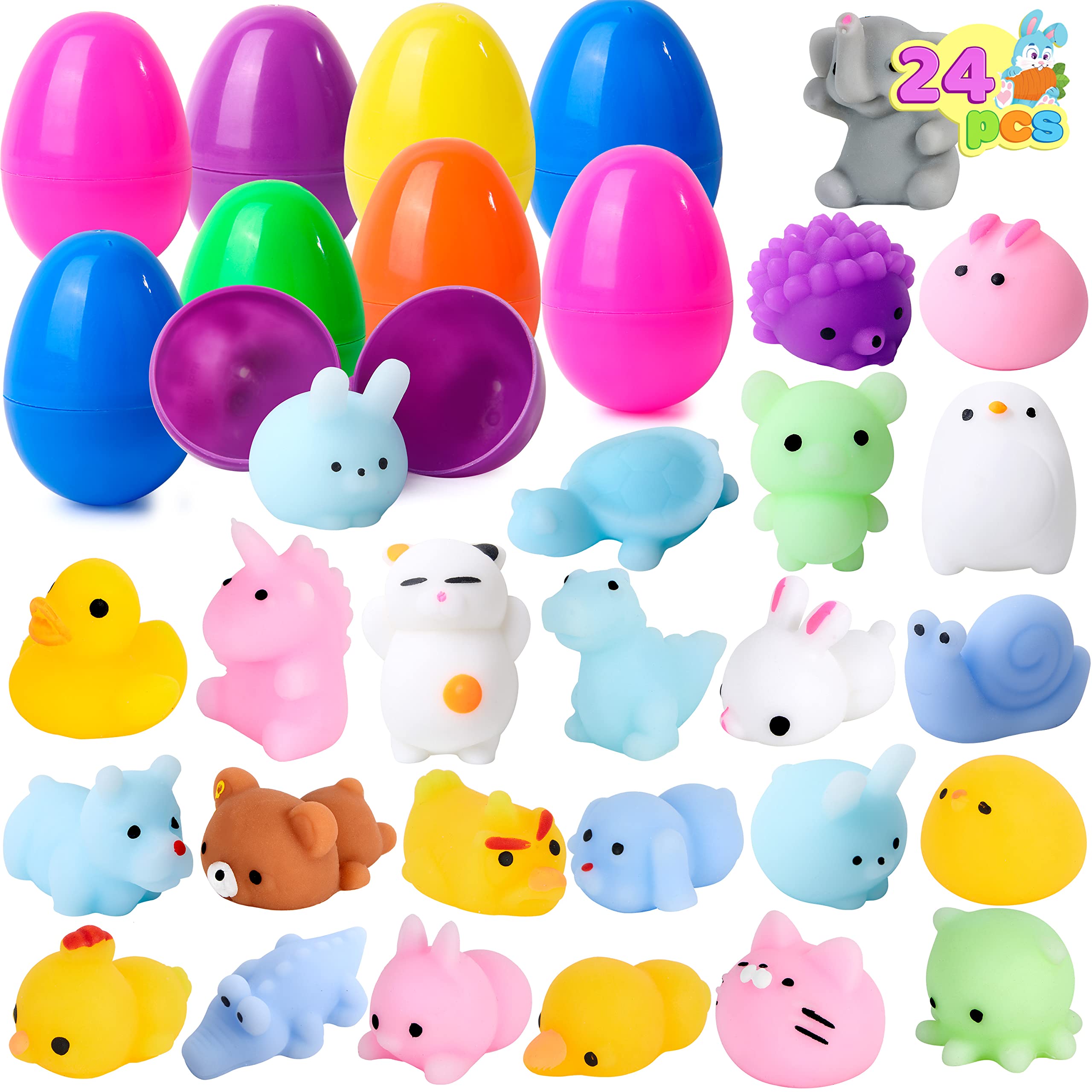 Foto 2 pulgar | Huevos De Pascua Prerellenos De Mochi Squishy Toy Joyin, 24 Unidades - Venta Internacional.