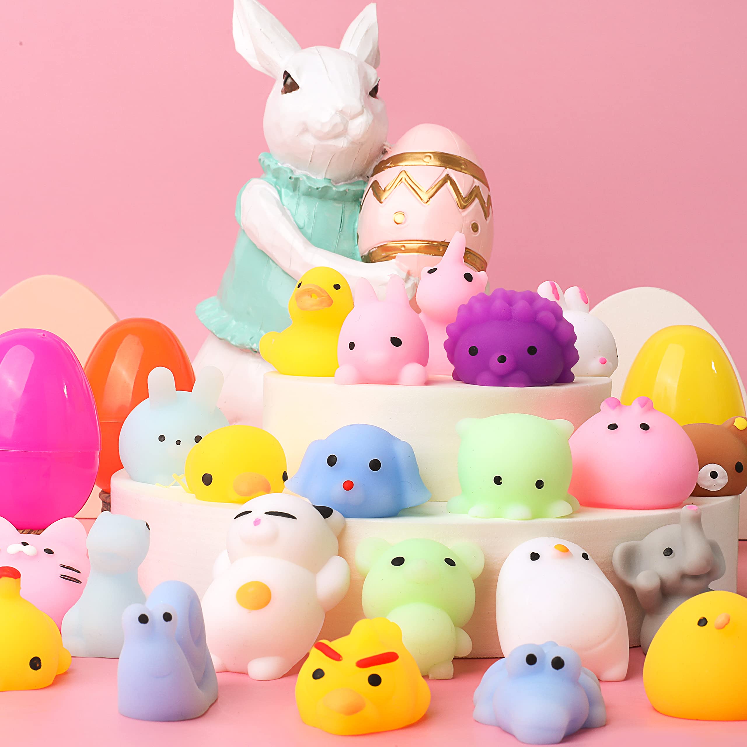 Foto 4 pulgar | Huevos De Pascua Prerellenos De Mochi Squishy Toy Joyin, 24 Unidades - Venta Internacional.