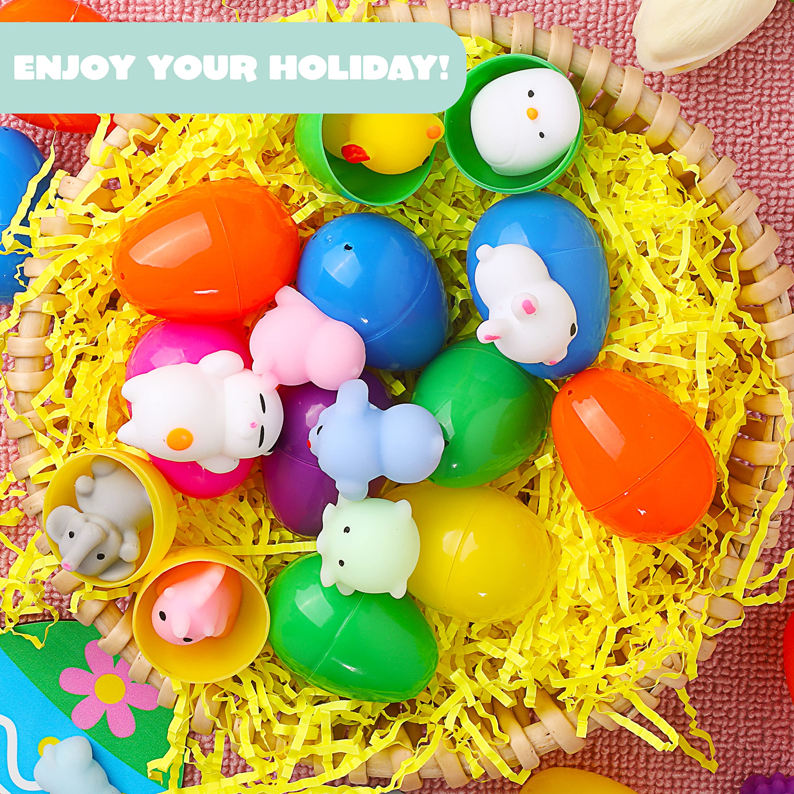 Foto 7 pulgar | Huevos De Pascua Prerellenos De Mochi Squishy Toy Joyin, 24 Unidades - Venta Internacional.