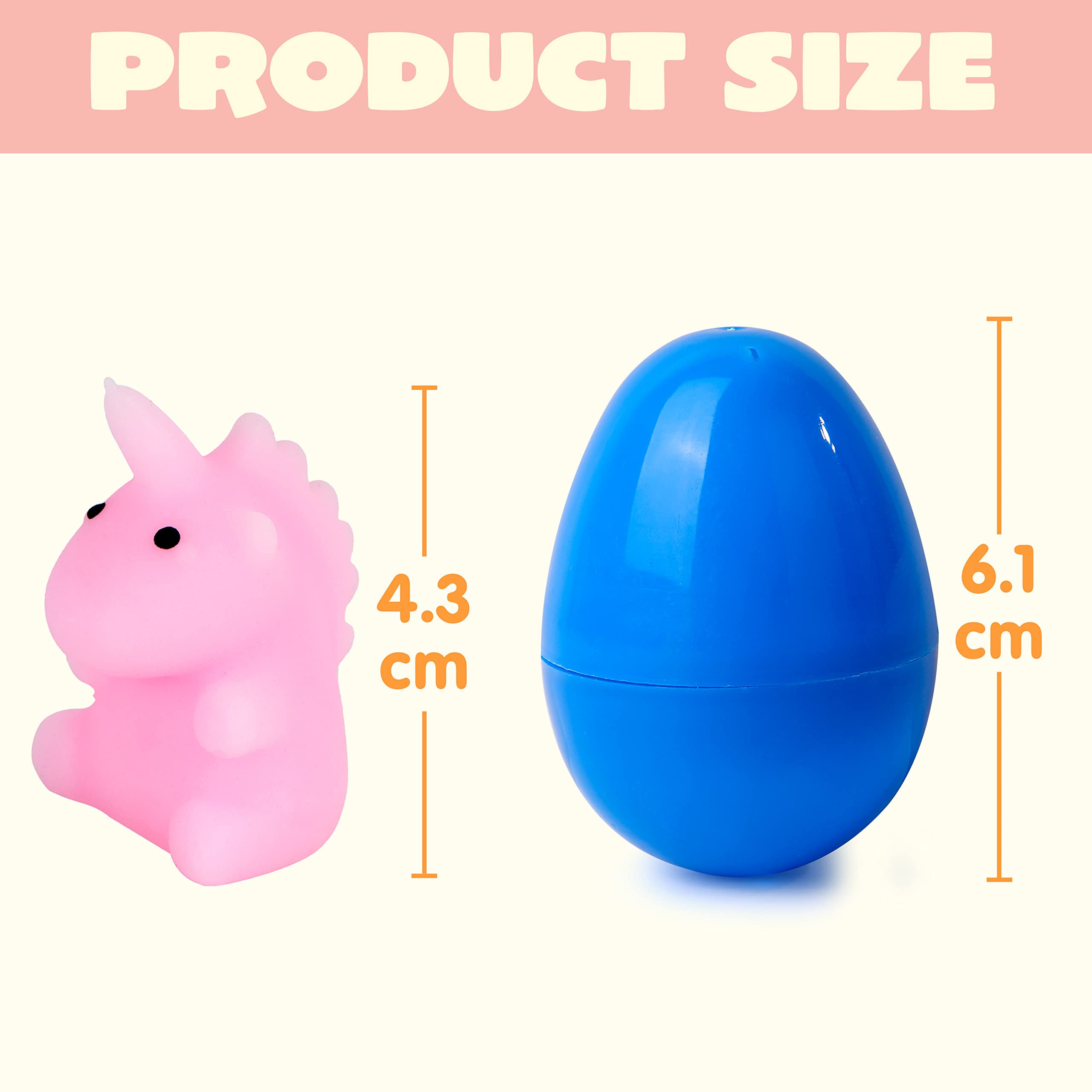 Foto 8 pulgar | Huevos De Pascua Prerellenos De Mochi Squishy Toy Joyin, 24 Unidades - Venta Internacional.