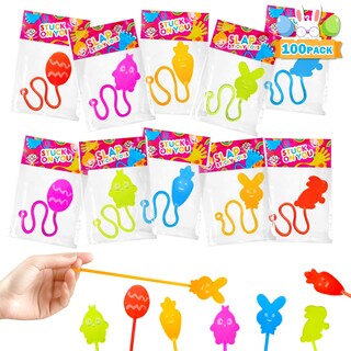 Foto 1 | Relleno De Huevos De Pascua Wondrus Sticky Hands, Paquete De 100 Unidades Para Niños - Venta Internacional.