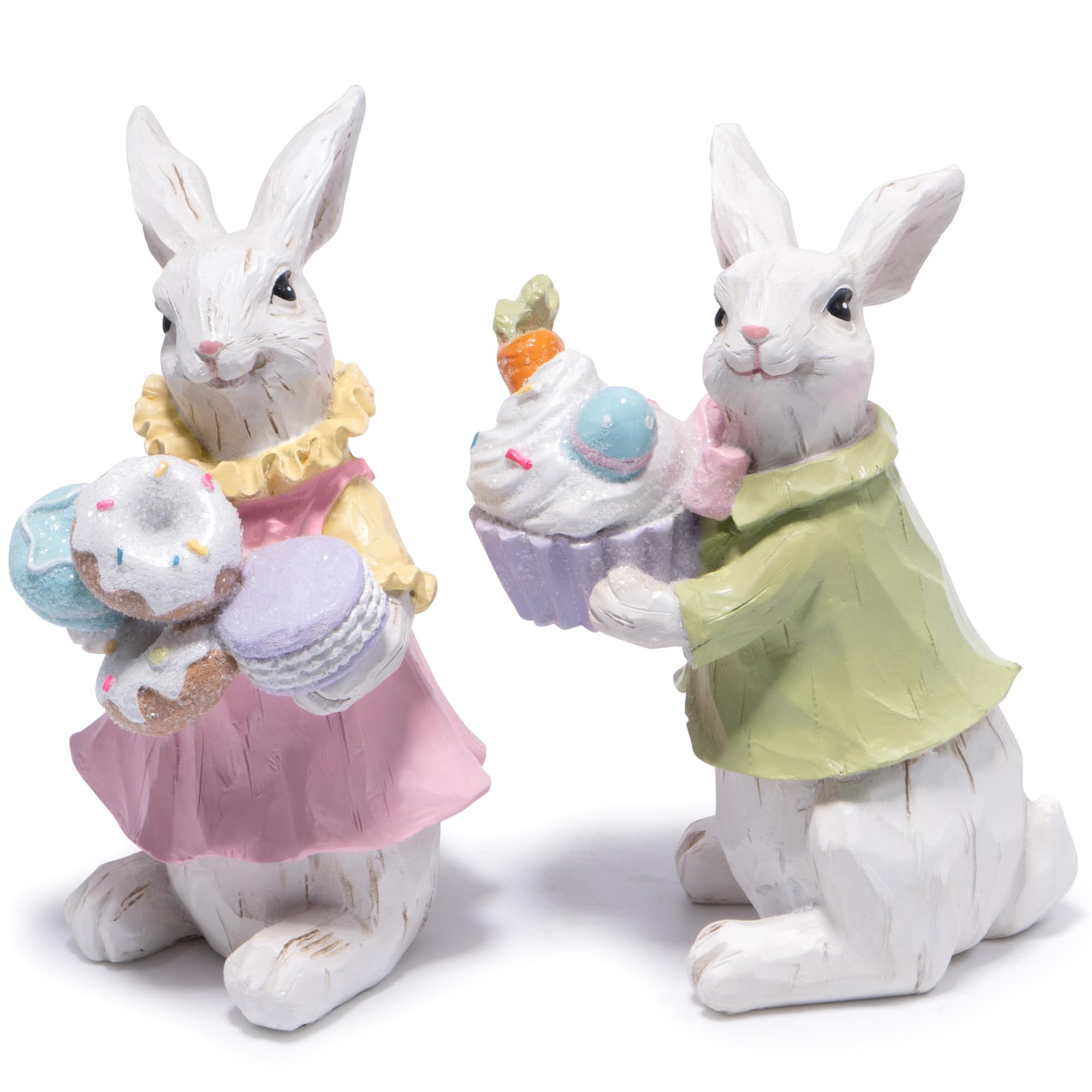 Foto 2 pulgar | Set De Figuras Con Forma De Conejo De Pascua Hodao, 12,5 Cm, Decoración Con Forma De Conejo - Venta Internacional.