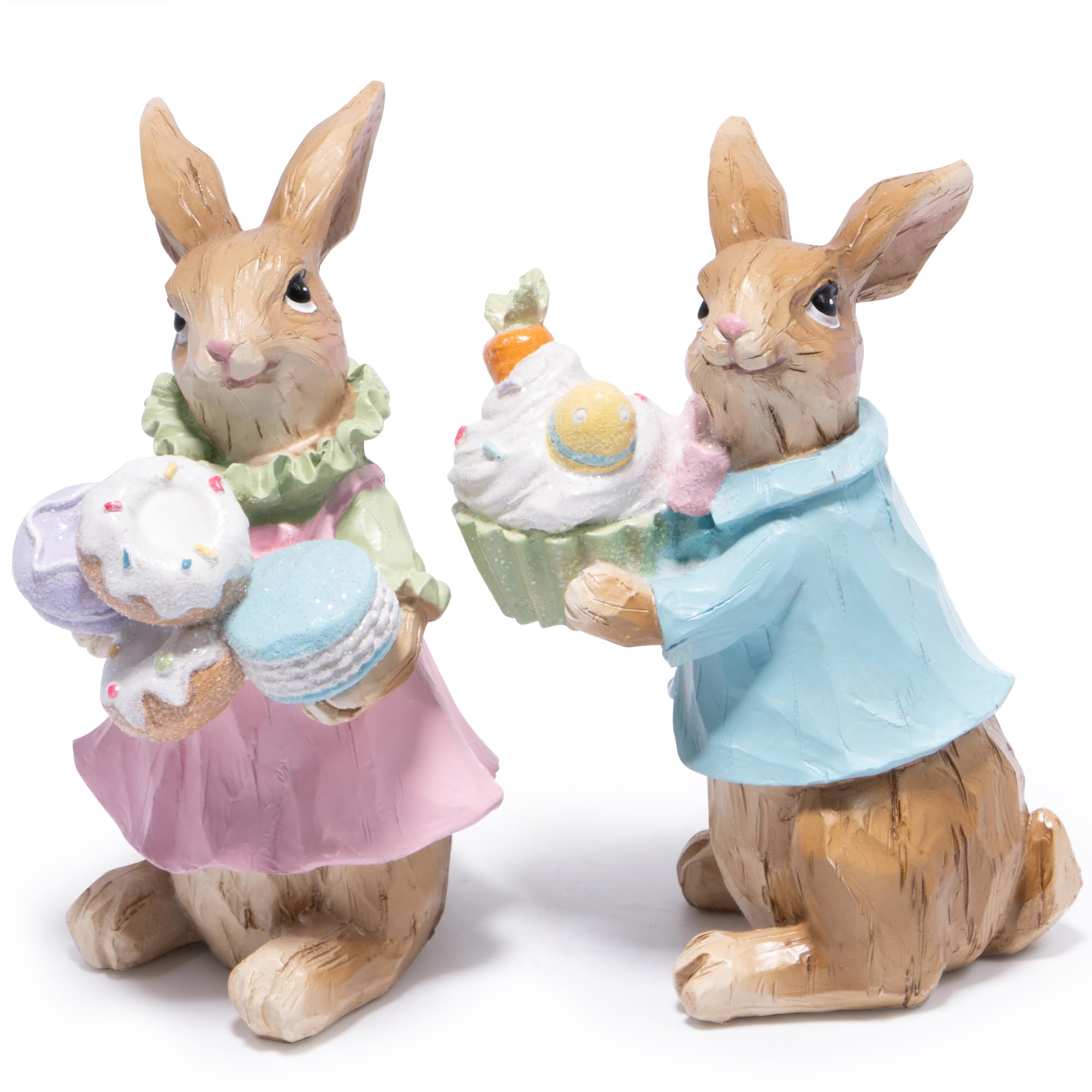 Foto 2 pulgar | Set De Figuras Con Forma De Conejo De Pascua Hodao, 12,5 Cm, Decoración Con Forma De Conejo - Venta Internacional.