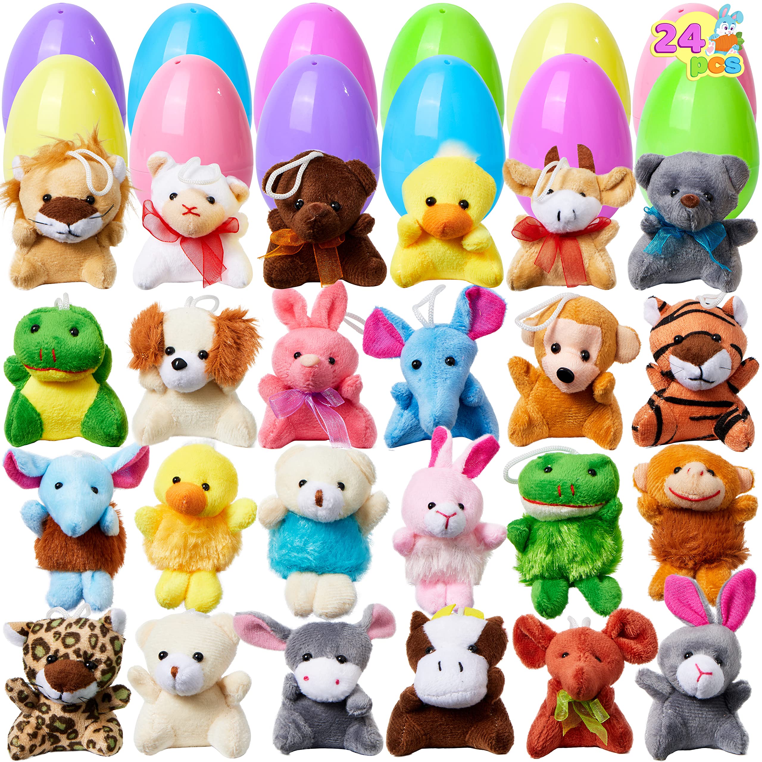 Pequeños Muñecos De Peluche Joyin Con Huevos De Pascua Prellenados - Venta Internacional.