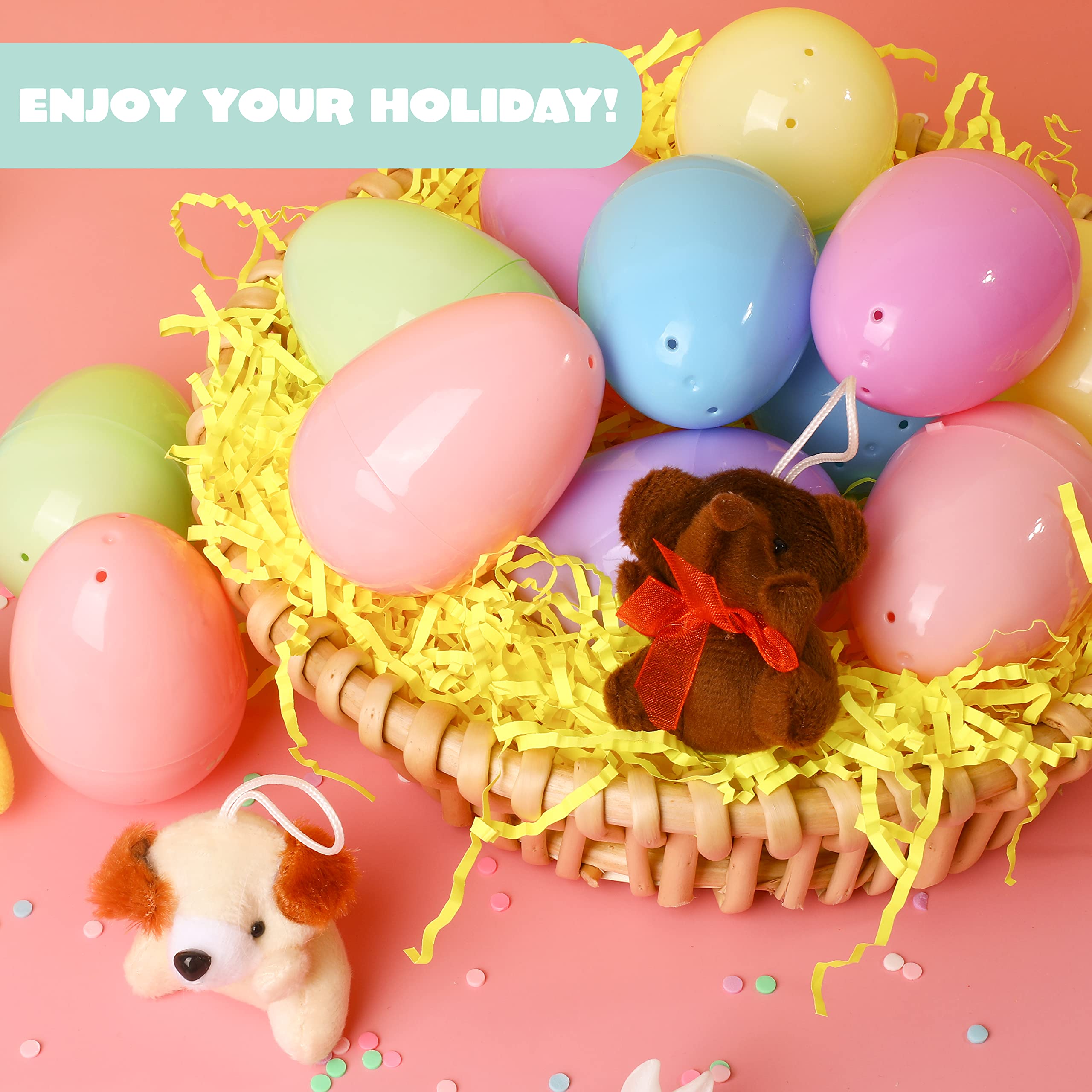 Foto 7 pulgar | Pequeños Muñecos De Peluche Joyin Con Huevos De Pascua Prellenados - Venta Internacional.