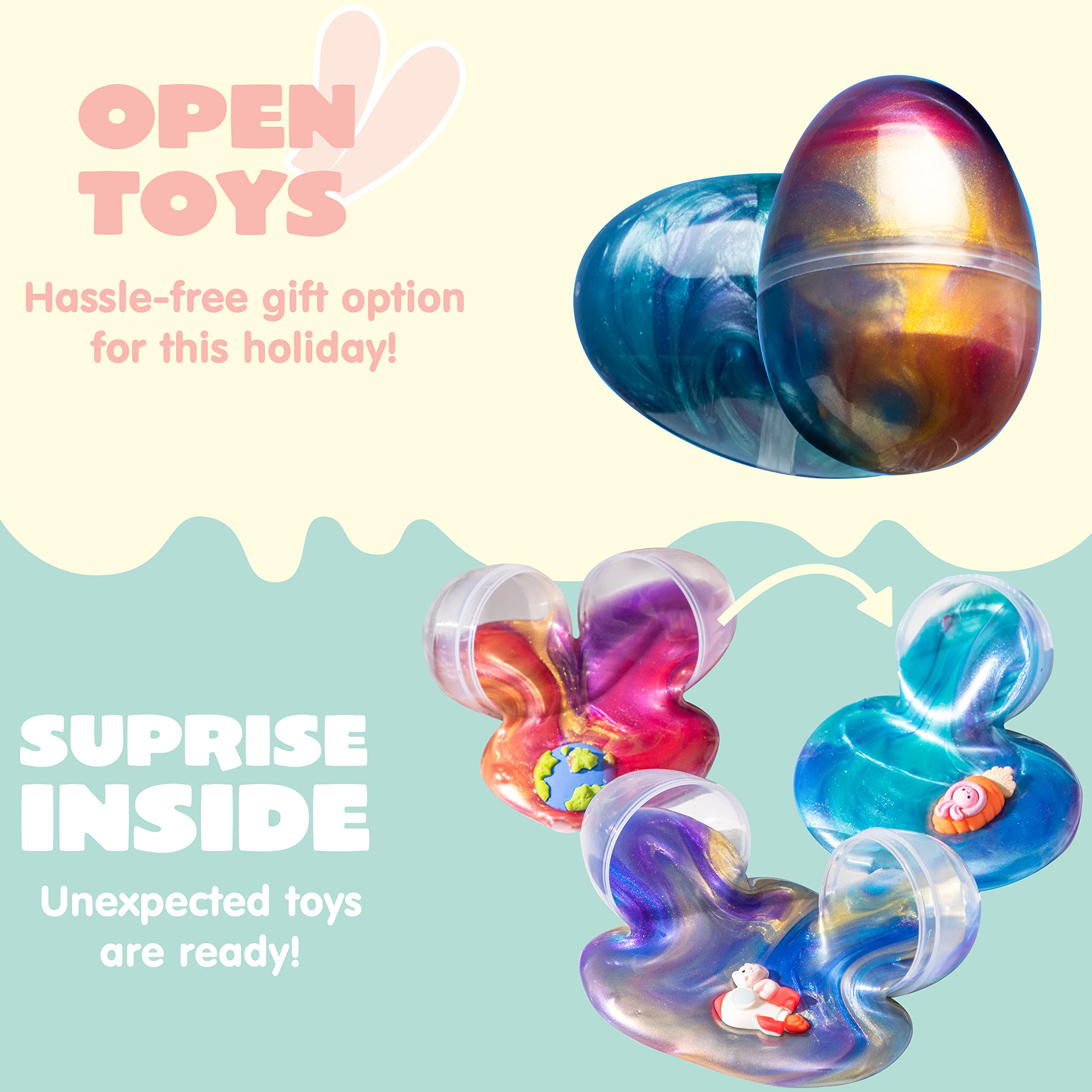 Foto 5 pulgar | Huevos De Limo Joyin Galaxy Prerellenos Con Masilla Slime & Toys X24 - Venta Internacional.