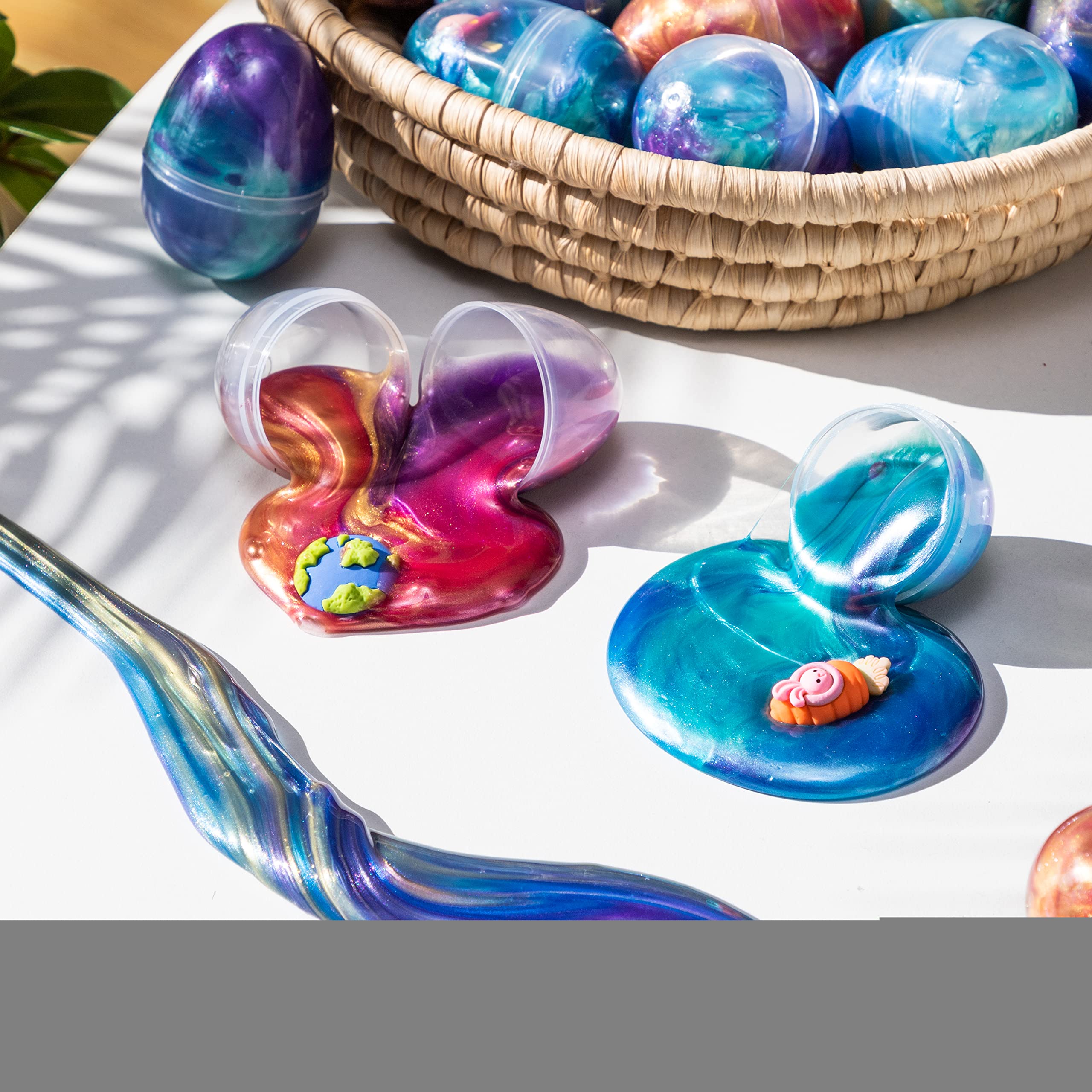 Foto 6 pulgar | Huevos De Limo Joyin Galaxy Prerellenos Con Masilla Slime & Toys X24 - Venta Internacional.