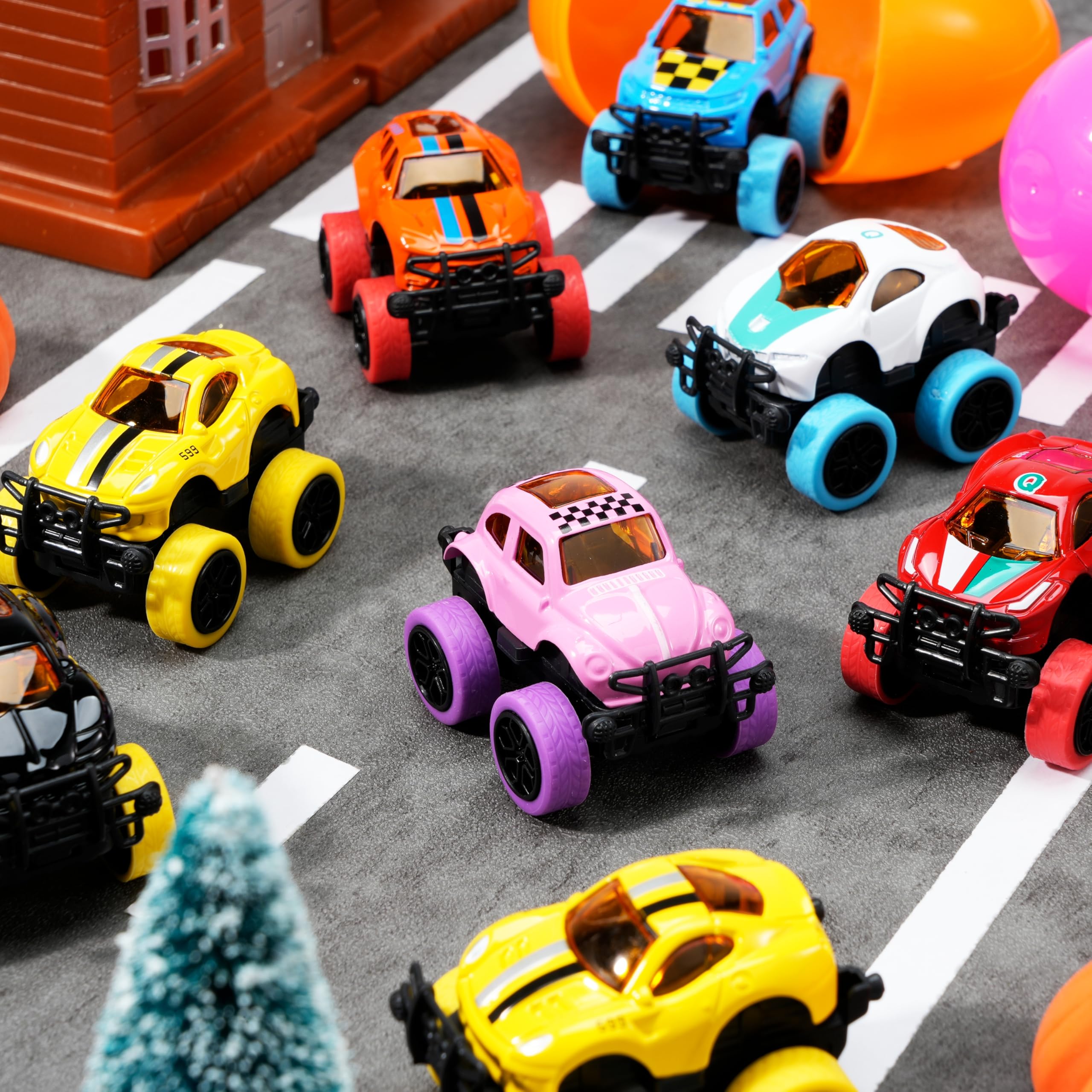 Foto 4 pulgar | Huevos De Pascua Rellenos Con Monster Cars Joyin, 12 Unidades, Para Niños - Venta Internacional.