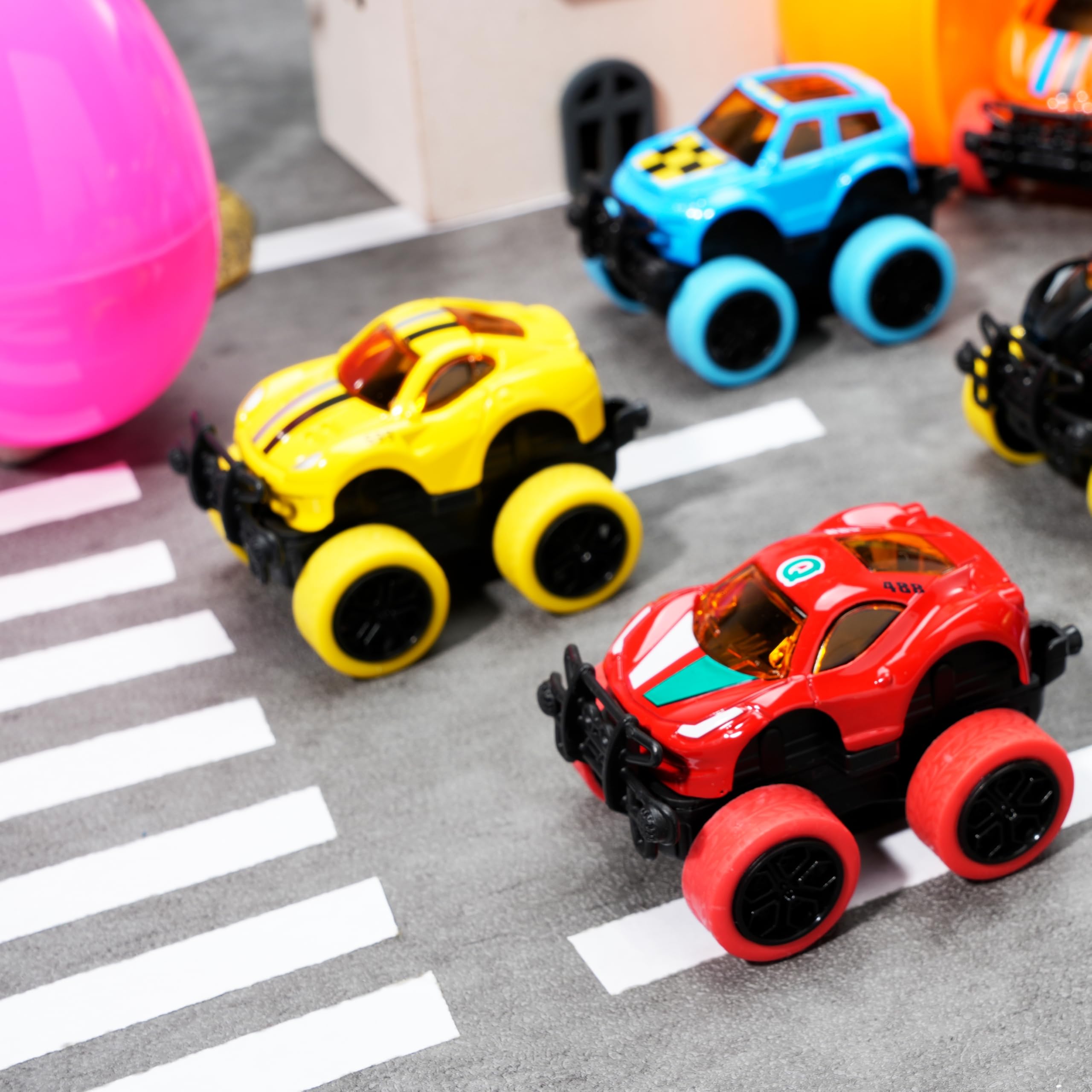 Foto 8 pulgar | Huevos De Pascua Rellenos Con Monster Cars Joyin, 12 Unidades, Para Niños - Venta Internacional.
