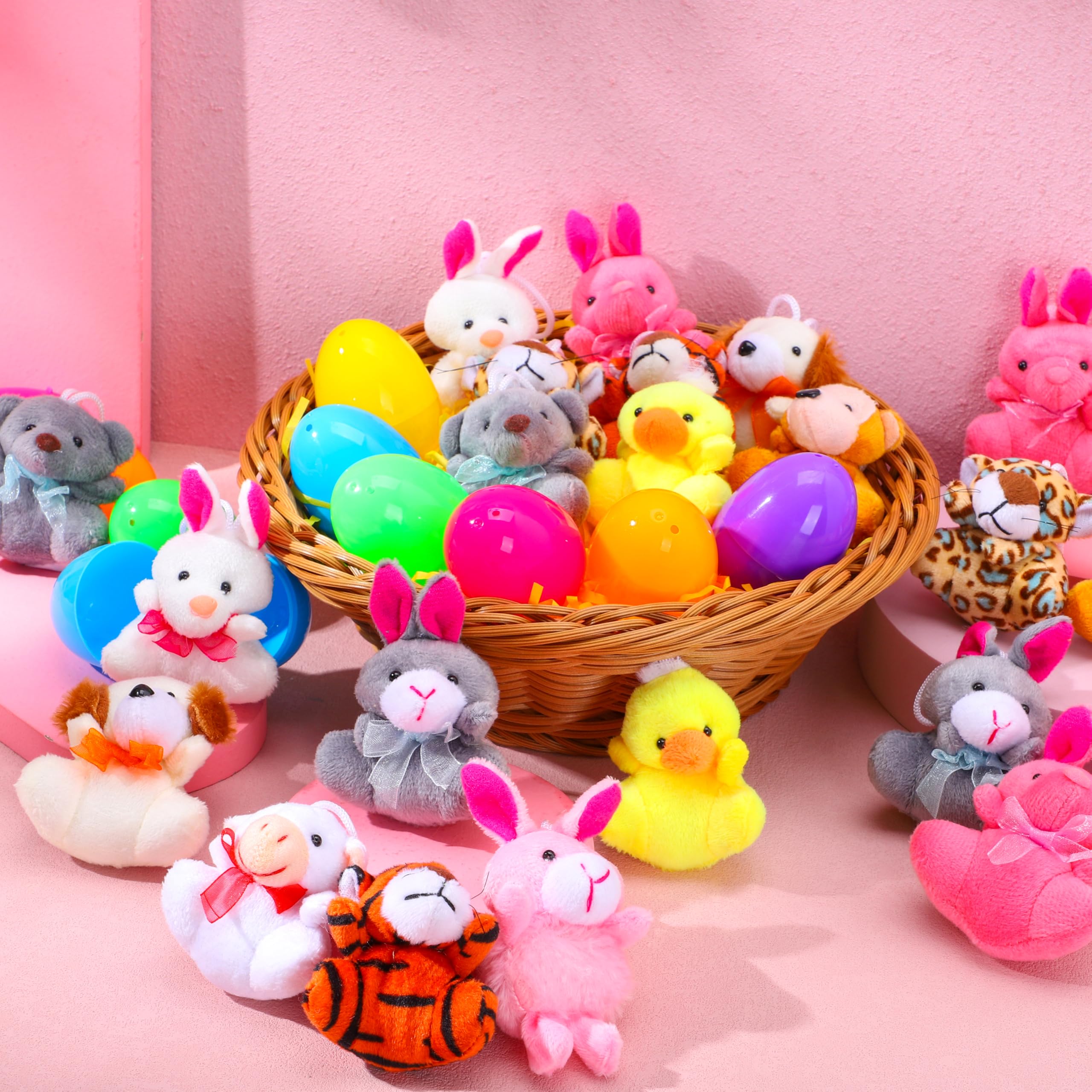Foto 3 pulgar | Huevos De Pascua Rellenos Con Juguetes De Animales De Peluche Joyin, 36 Unidades Para Niños - Venta Internacional.