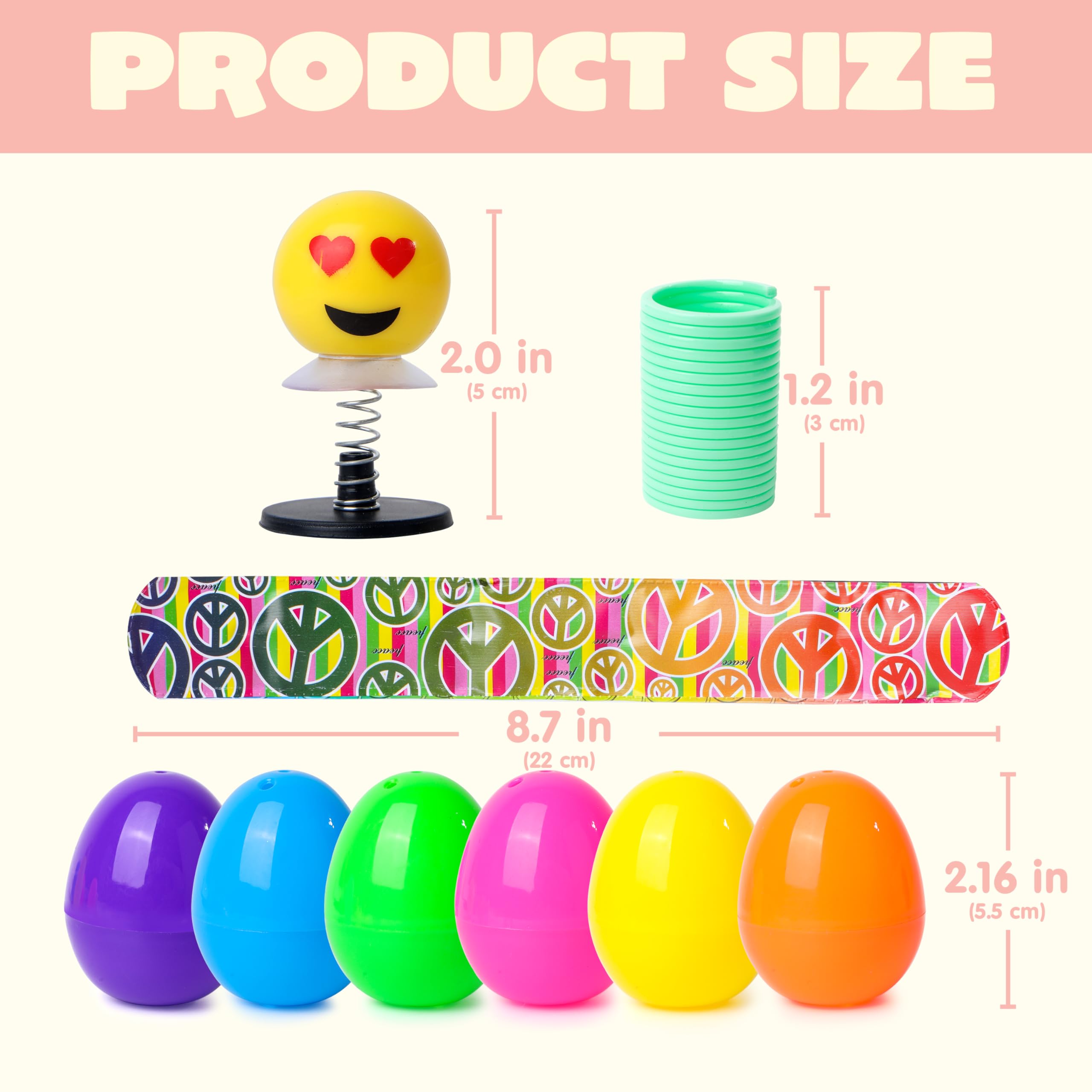 Foto 6 pulgar | Huevos De Pascua Precargados Joyin, 144 Unidades, Con Varios Juguetes - Venta Internacional.