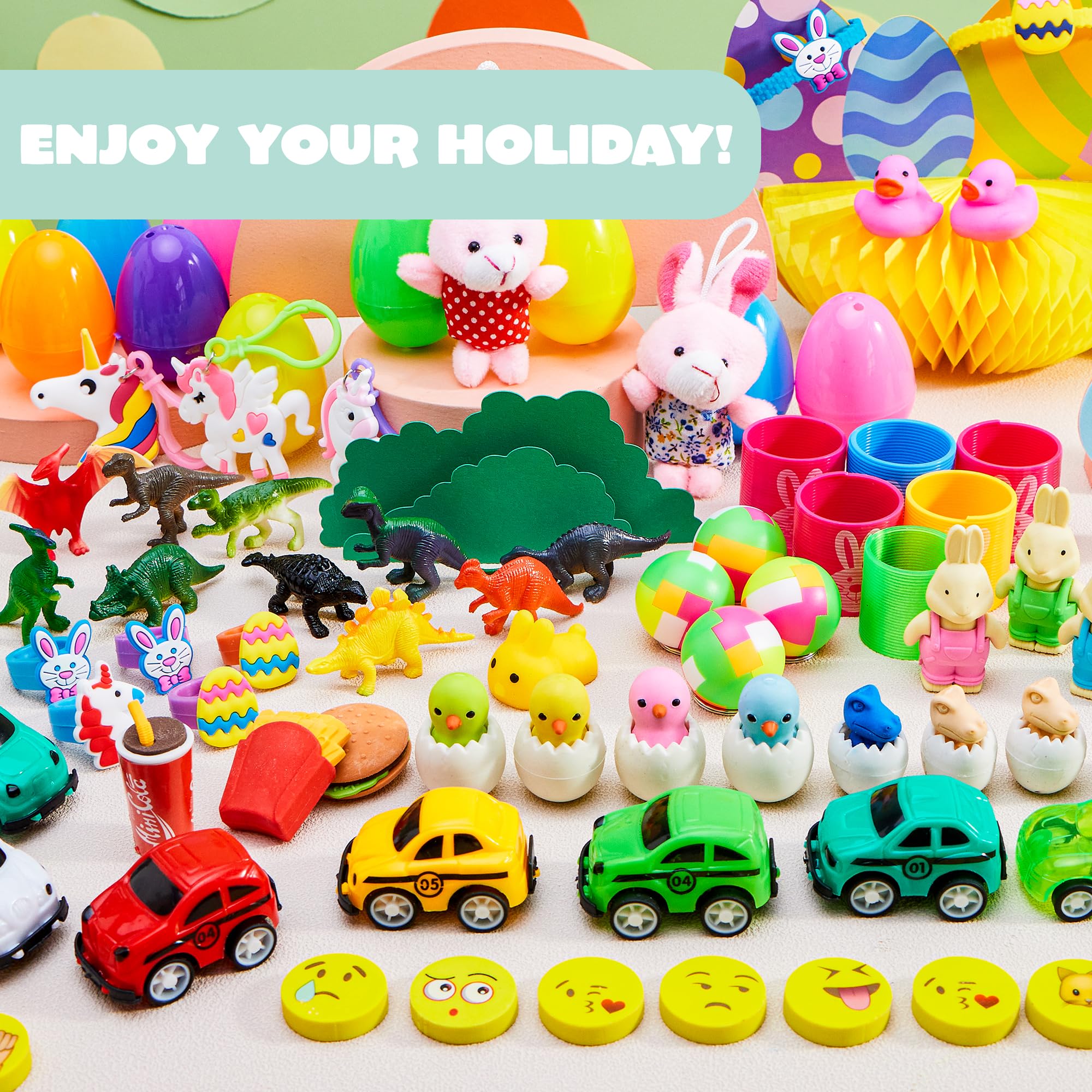 Foto 5 pulgar | Huevos De Pascua Precargados Joyin, 100 Unidades, Con Juguetes Y Pegatinas - Venta Internacional.