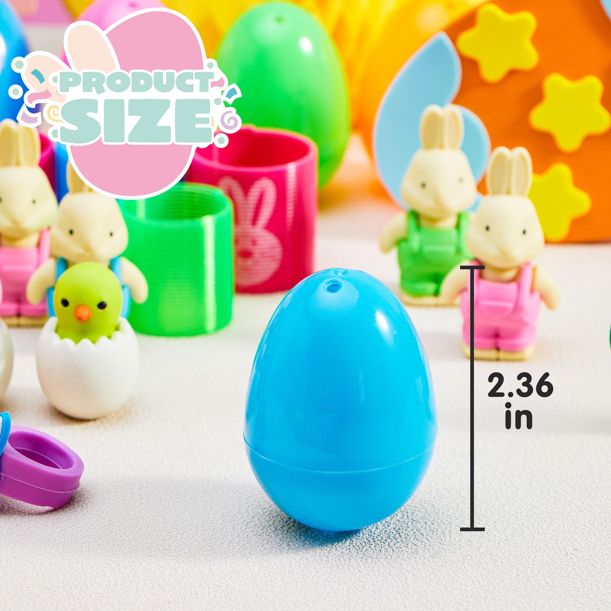 Foto 6 pulgar | Huevos De Pascua Precargados Joyin, 100 Unidades, Con Juguetes Y Pegatinas - Venta Internacional.