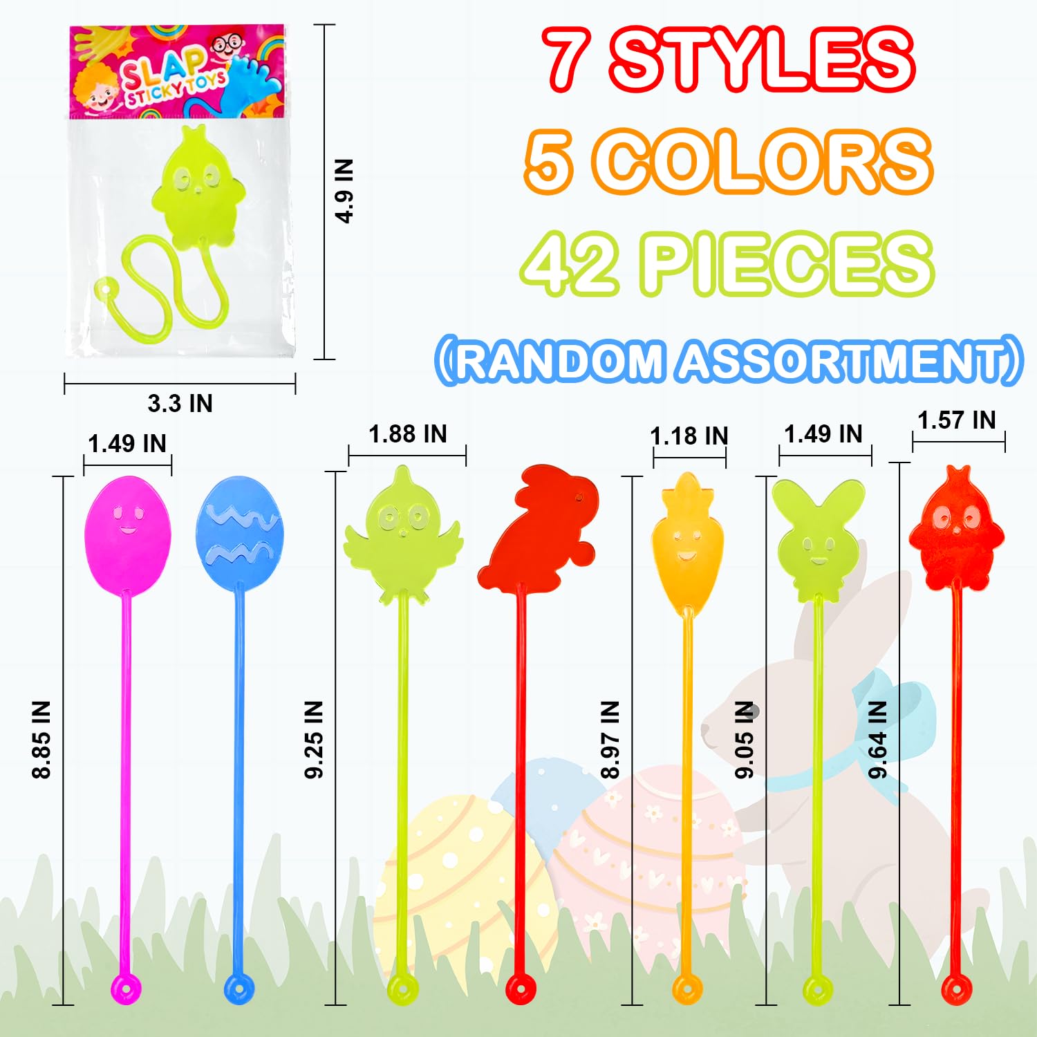 Foto 3 pulgar | Easter Basket Stuffers Leetous Sticky Hands, Paquete De 42 Unidades Para Niños - Venta Internacional.