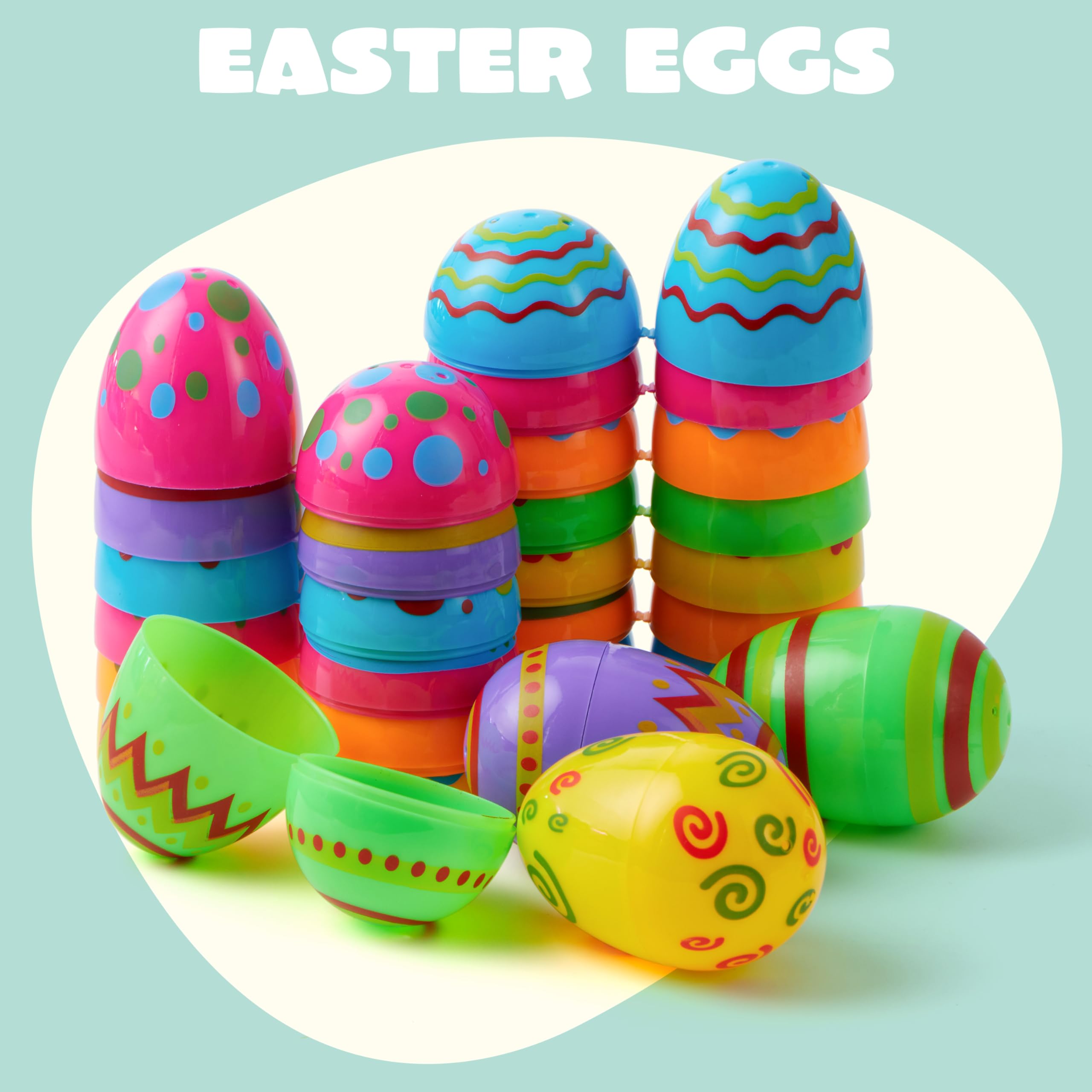 Foto 3 pulgar | Huevos De Pascua Joyin, Juguete Impreso En Plástico, 8 Cm De Alto, 18 Unidades - Venta Internacional.