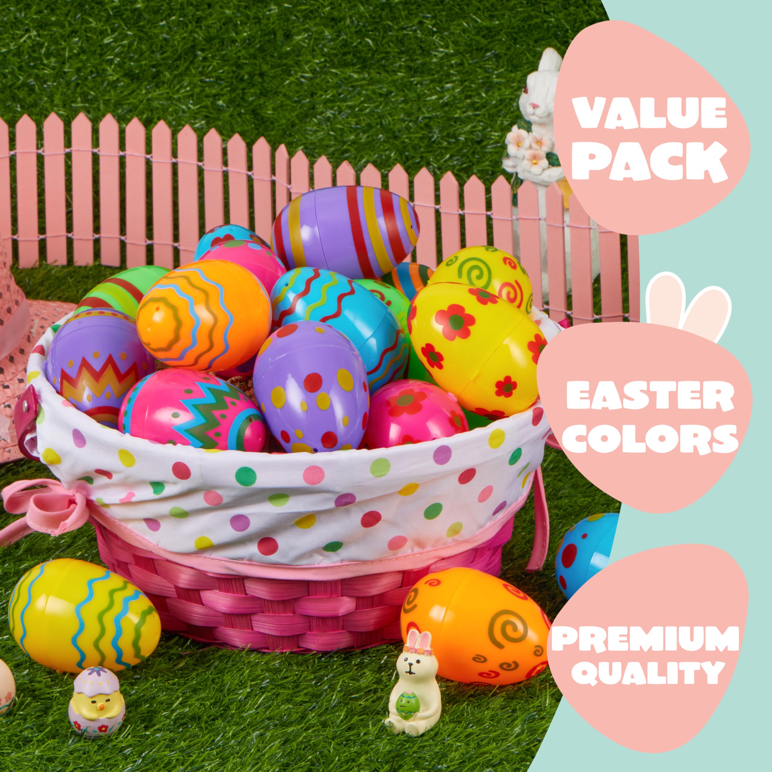 Foto 4 pulgar | Huevos De Pascua Joyin, Juguete Impreso En Plástico, 8 Cm De Alto, 18 Unidades - Venta Internacional.