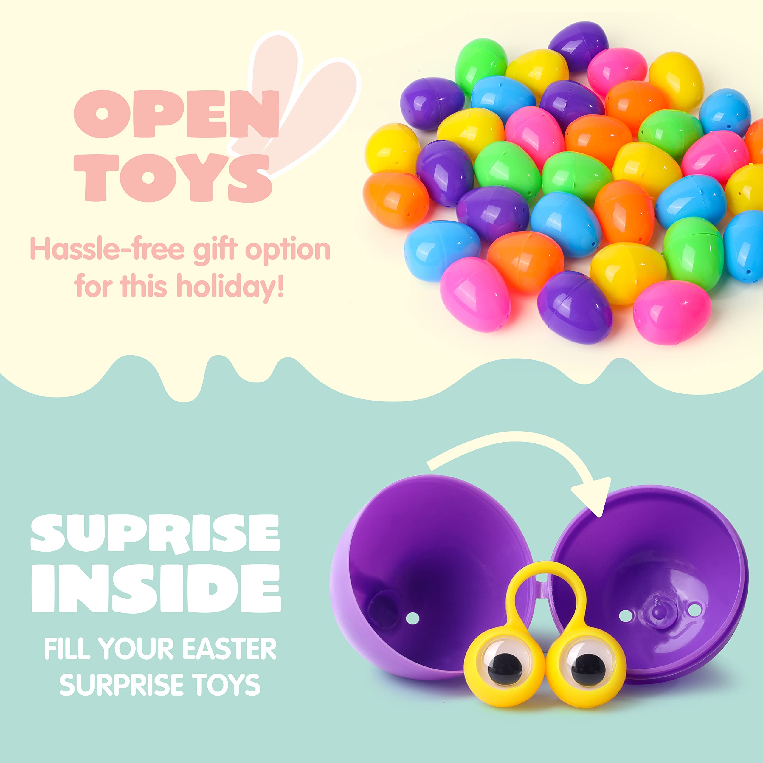 Foto 5 pulgar | Huevos De Pascua Precargados Joyin, 144 Unidades, Con Juguetes Y Pegatinas - Venta Internacional.