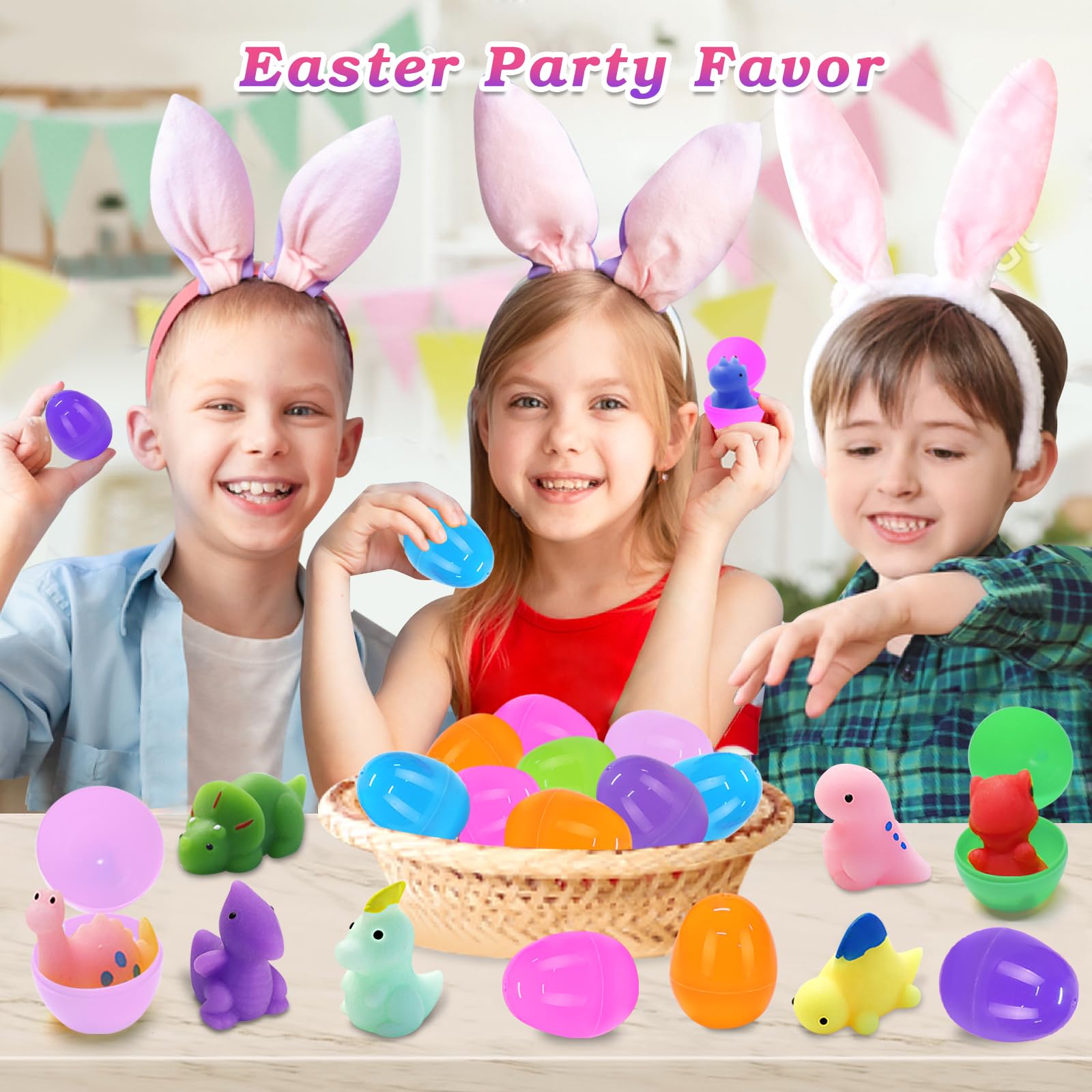 Foto 6 pulgar | Huevos Rellenos De Pascua Letapapa Con Dinosaurios Squishy Toys X24 - Venta Internacional.