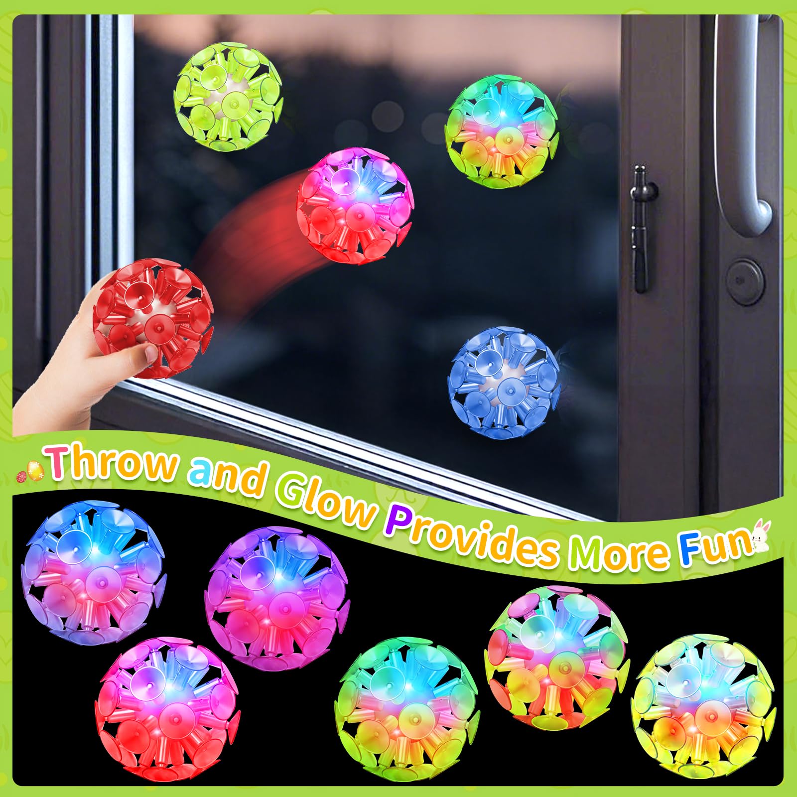 Foto 5 pulgar | Huevos De Pascua Letapapa Precargados Con Bolas De Ventosa Iluminadas - Venta Internacional.