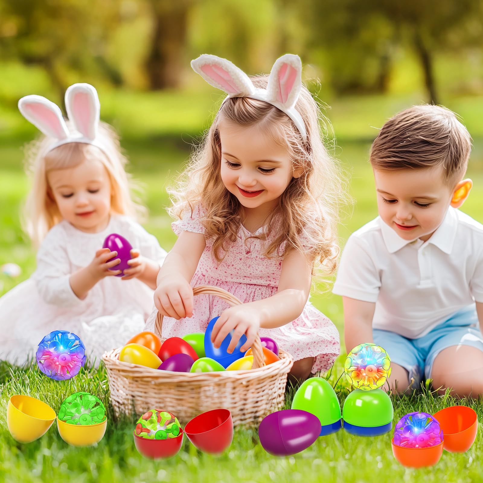 Foto 6 pulgar | Huevos De Pascua Letapapa Precargados Con Bolas De Ventosa Iluminadas - Venta Internacional.