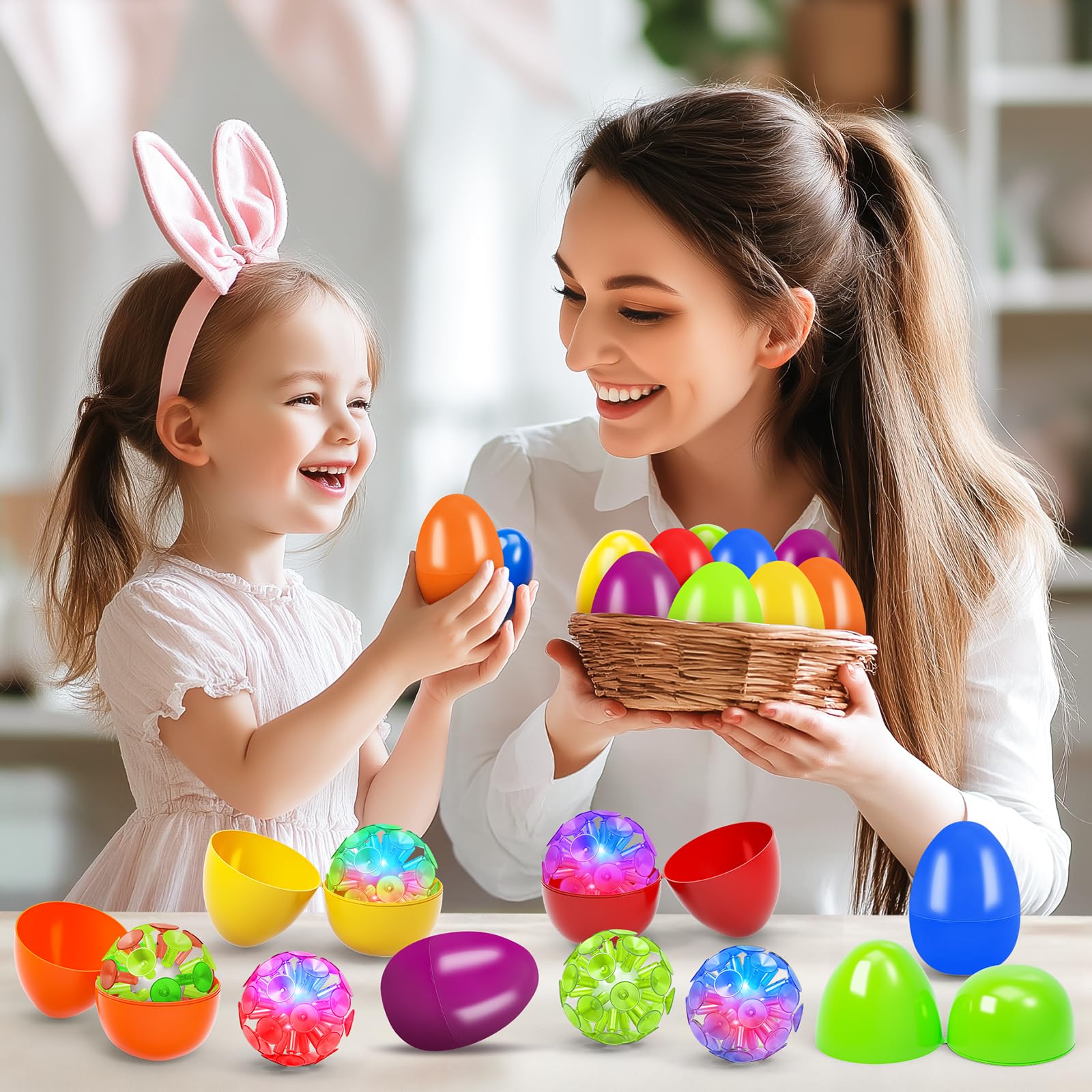 Foto 8 pulgar | Huevos De Pascua Letapapa Precargados Con Bolas De Ventosa Iluminadas - Venta Internacional.
