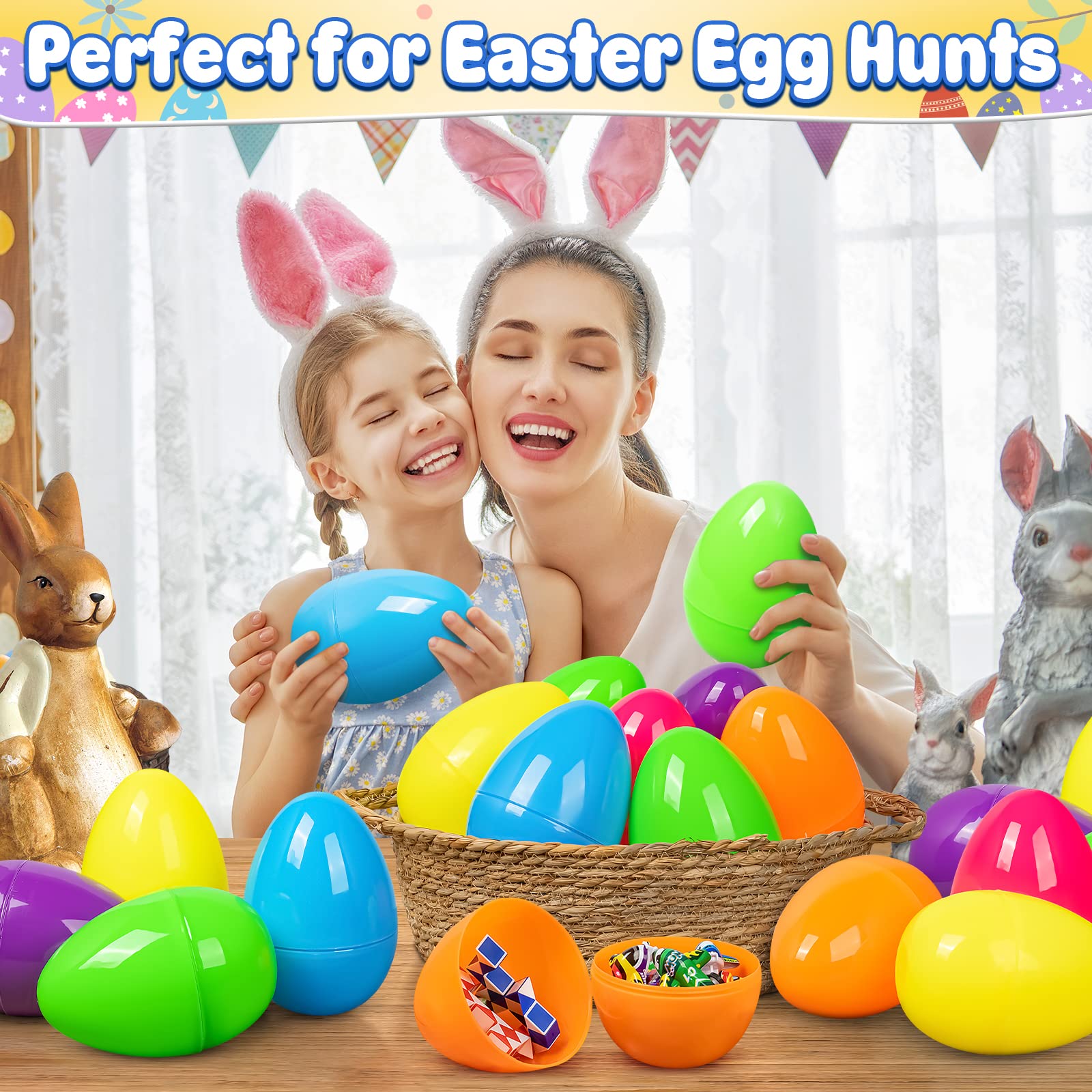 Foto 8 pulgar | Huevos De Pascua Gigantes Baingesk De 6 Pulgadas, 24 Unidades, Para Cazar Con Caramelos Y Juguetes - Venta Internaciona