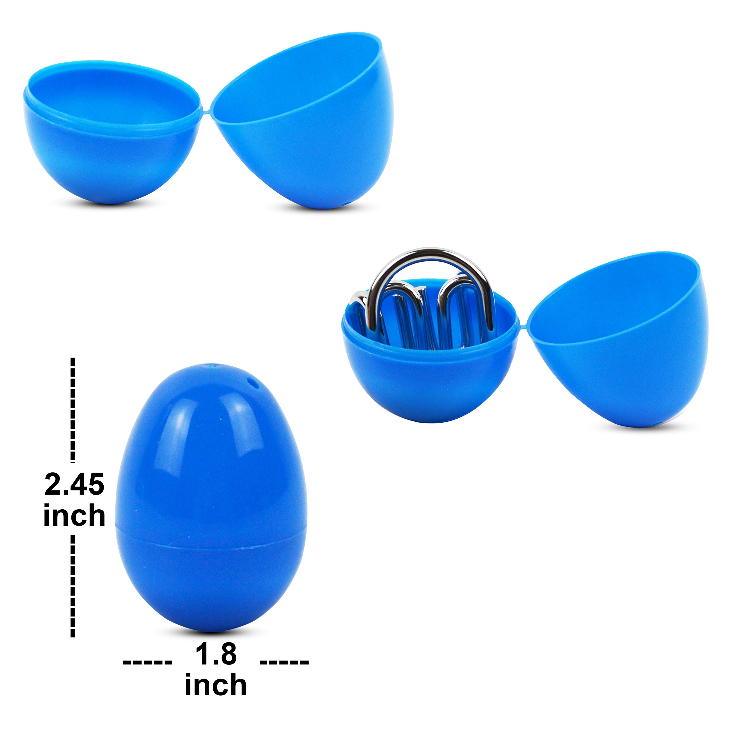 Foto 6 pulgar | Juego De Rompecabezas Acertijos De Huevos De Pascua Rellenos De Metal X18 - Venta Internacional.