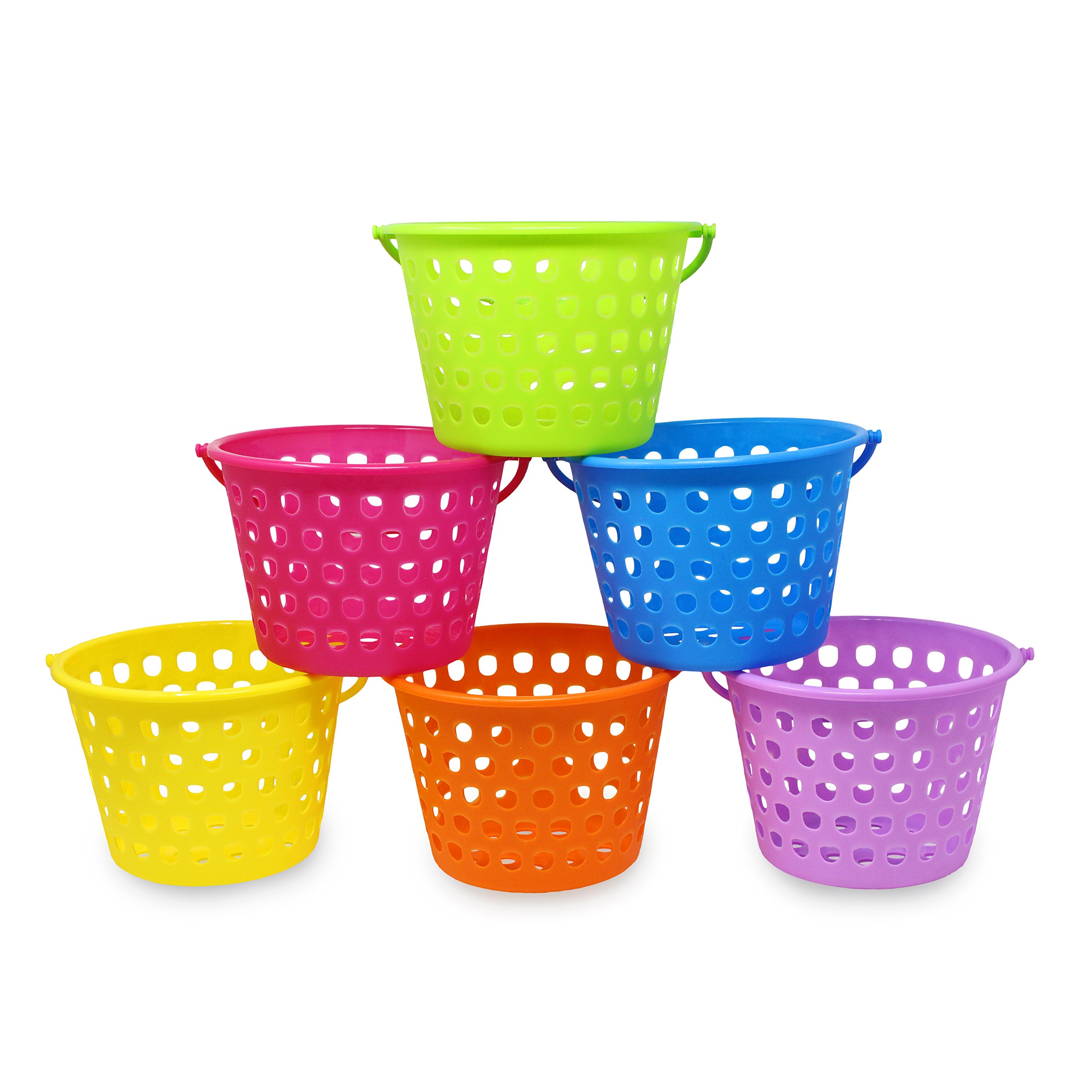 Foto 4 pulgar | Cestas De Plástico Para Pascua Joyin, 6 Piezas, Con Asa Y Césped - Venta Internacional.
