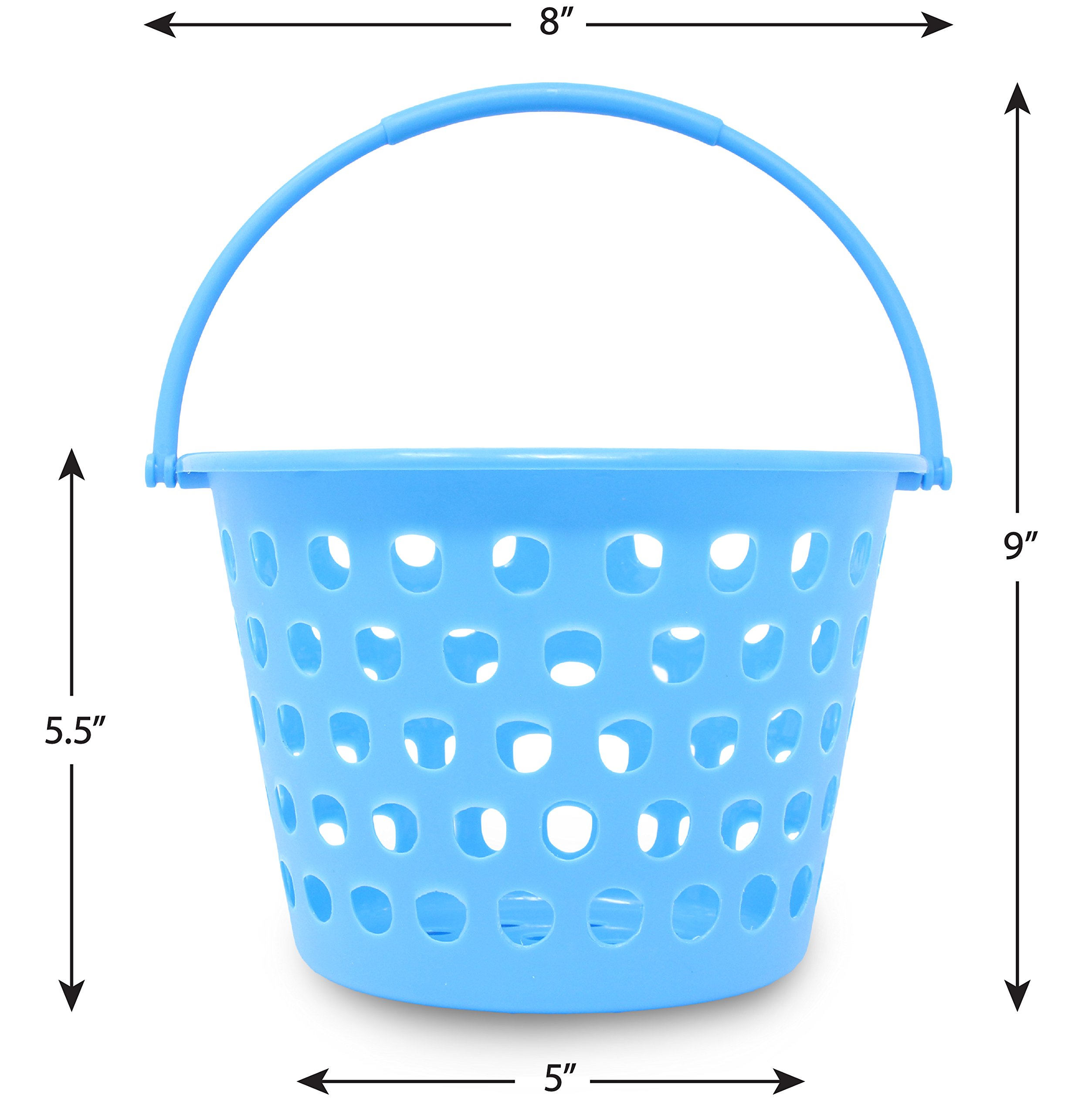 Foto 8 pulgar | Cestas De Plástico Para Pascua Joyin, 6 Piezas, Con Asa Y Césped - Venta Internacional.