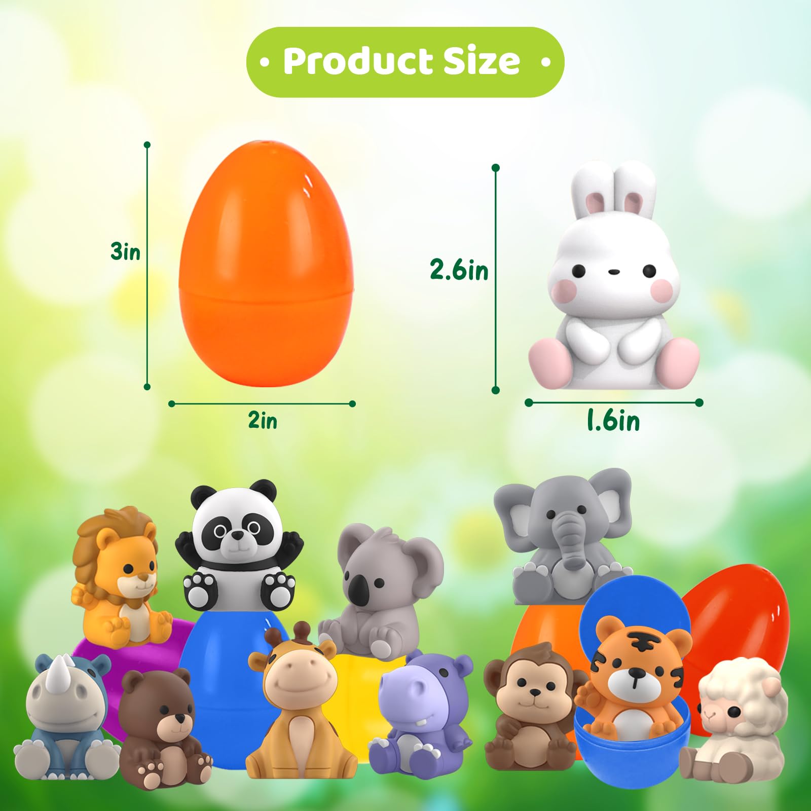 Foto 4 pulgar | Huevos De Pascua Shemira Precargados Con Marionetas Para Niños, Paquete De 12 - Venta Internacional.