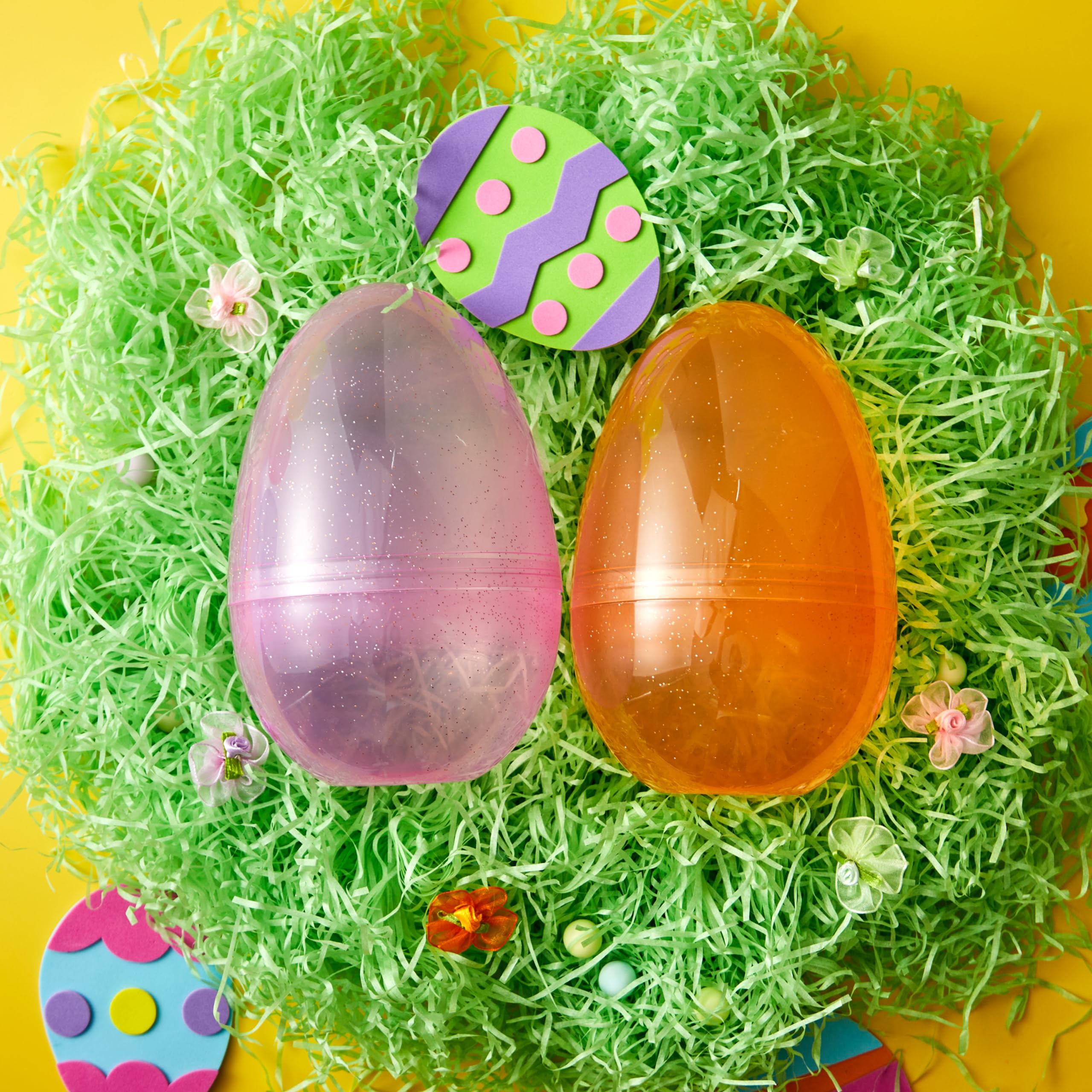 Foto 8 pulgar | Huevos De Pascua De Plástico Joyin Jumbo De 7 Pulgadas, 6 Colores, 12 Unidades - Venta Internacional.