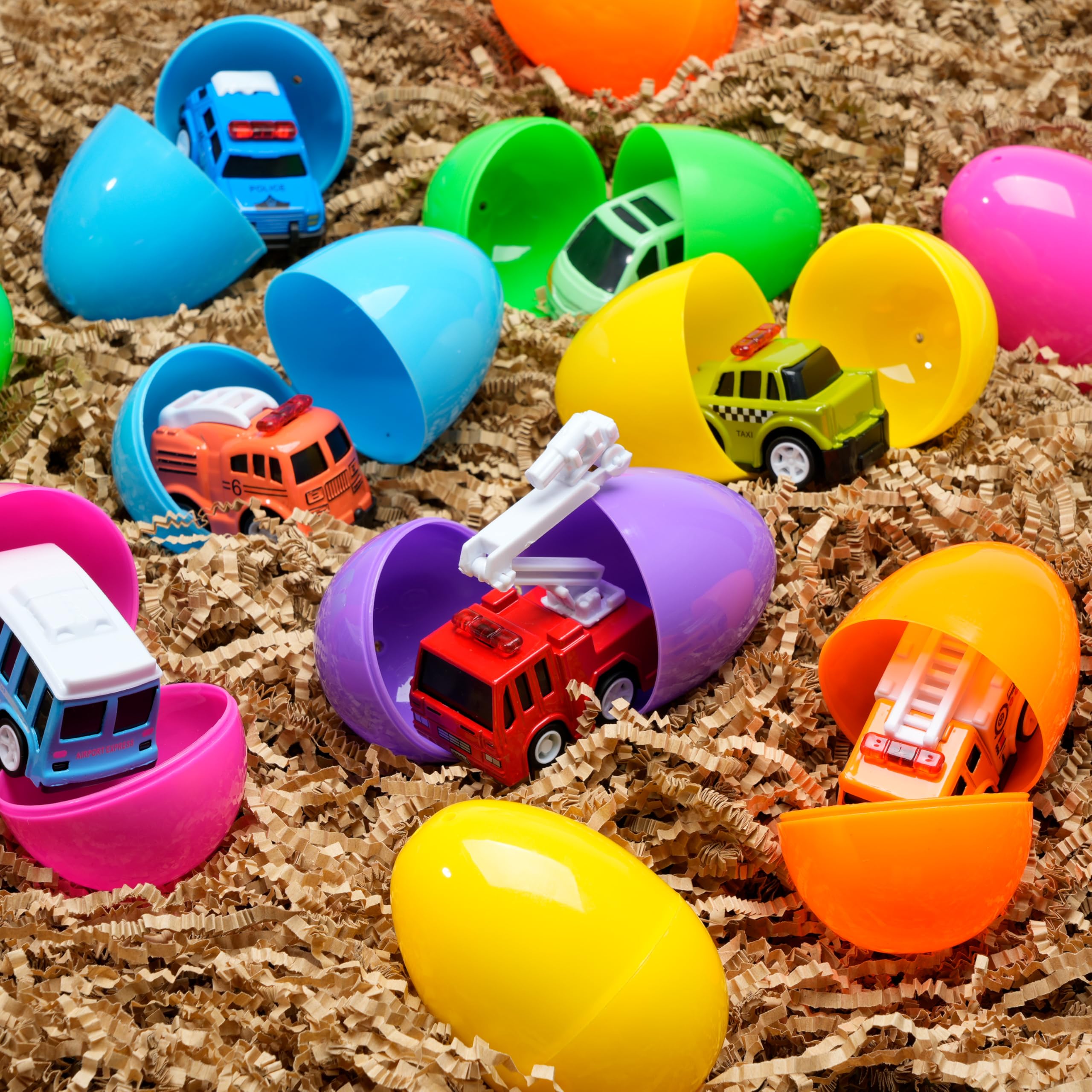 Foto 7 pulgar | Huevos De Pascua Precargados Joyin Con Coches Retráctiles, 12 Unidades Para Niños - Venta Internacional.