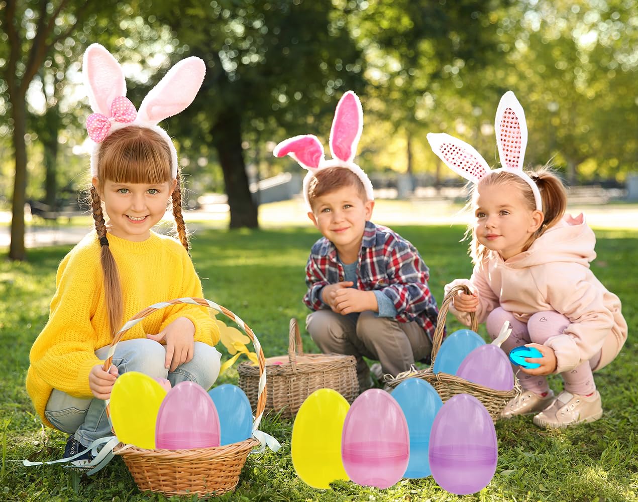 Foto 4 | Huevos De Pascua Masivos De The Dreidel Company, 20 Cm, Translúcidos, Paquete De 4 - Venta Internacional.