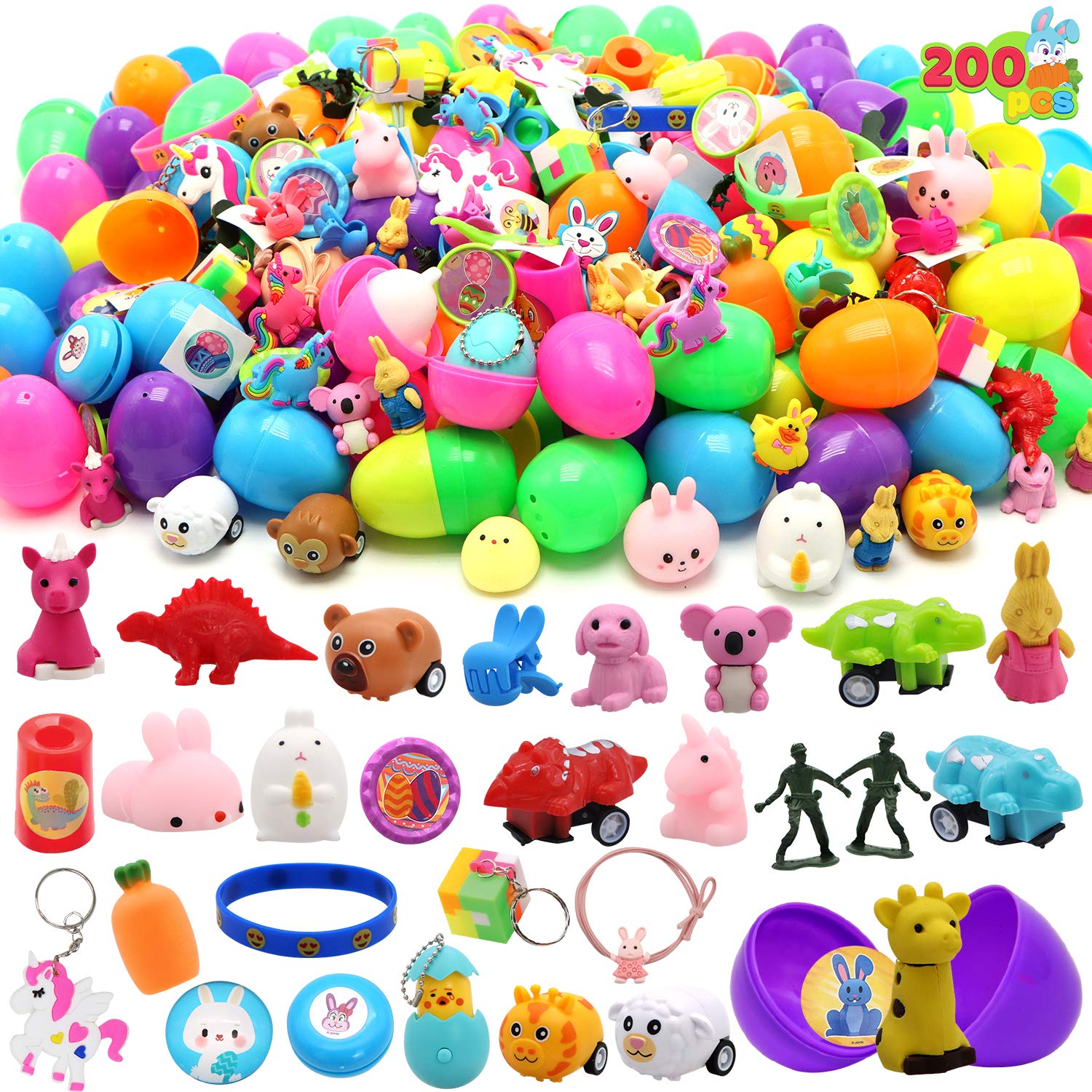 Huevos De Pascua Precargados Joyin, 200 Unidades, Con Juguetes Y Pegatinas - Venta Internacional.
