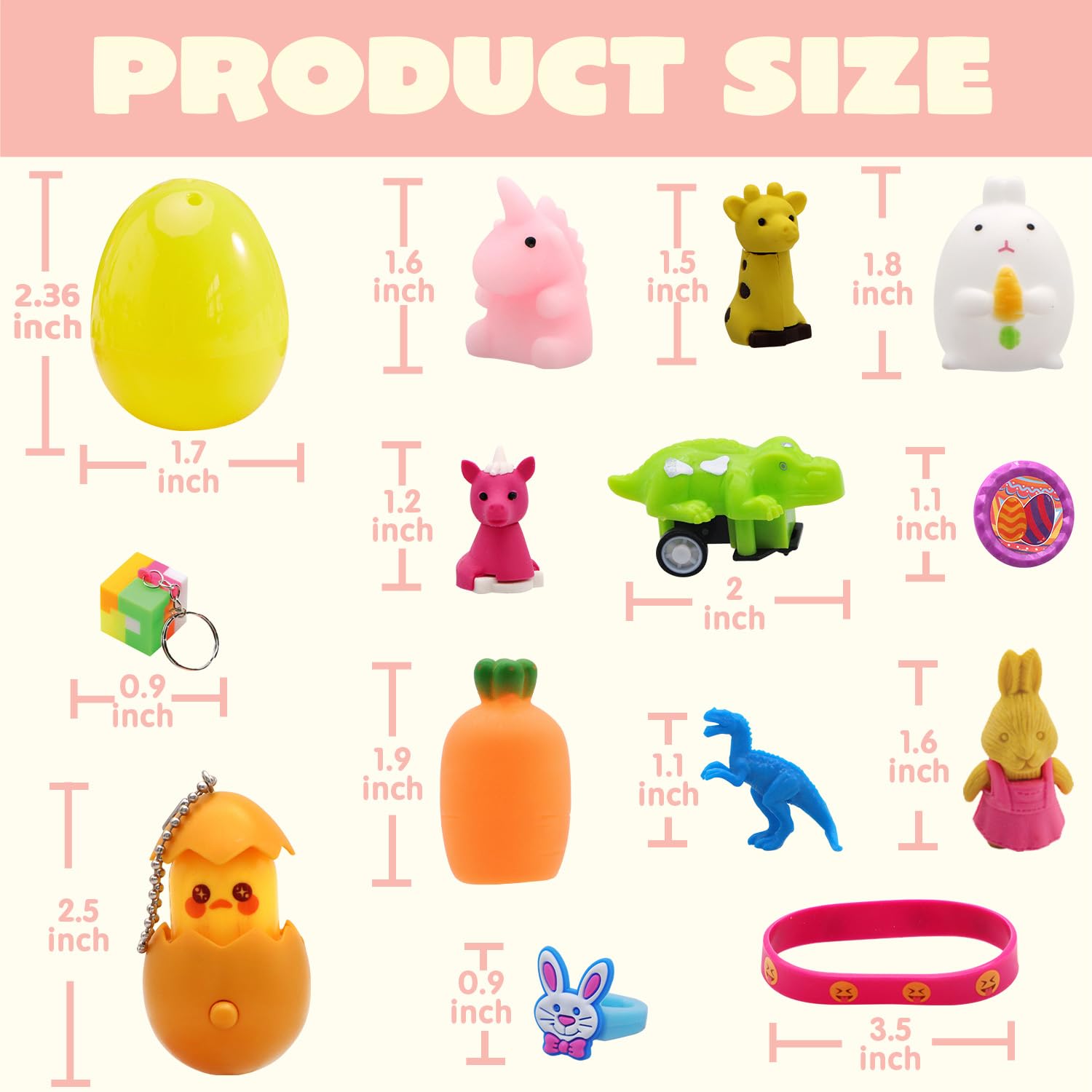 Foto 6 pulgar | Huevos De Pascua Precargados Joyin, 200 Unidades, Con Juguetes Y Pegatinas - Venta Internacional.