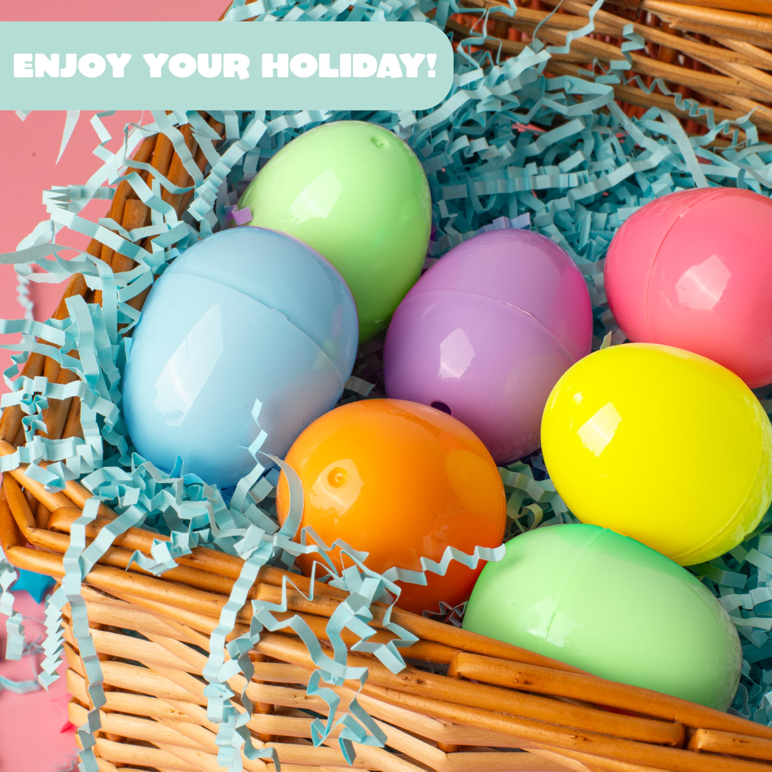 Foto 5 pulgar | Huevos De Pascua De Plástico Joyin, 150 Unidades, Colores Pastel, 5,8 Cm - Venta Internacional.