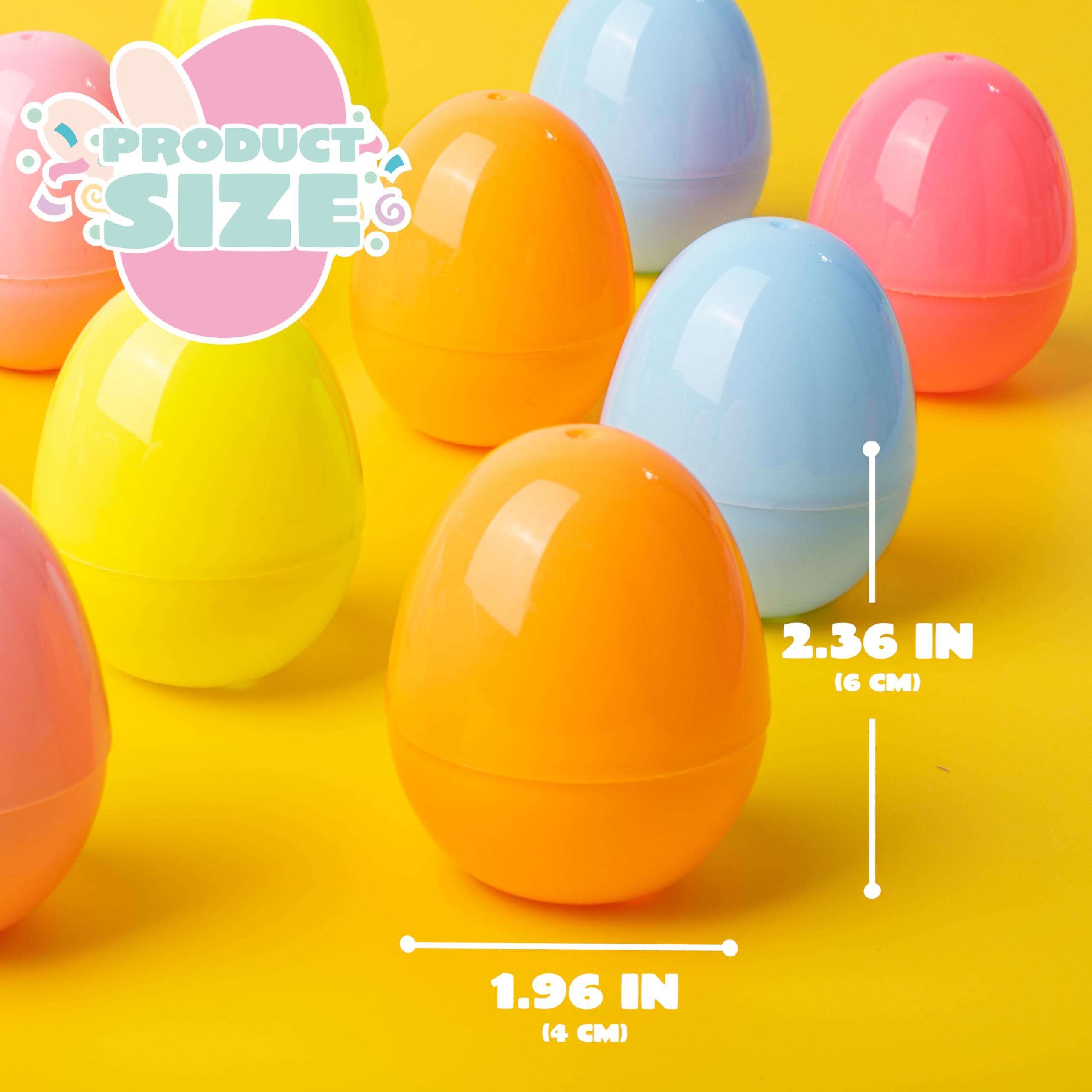 Foto 7 pulgar | Huevos De Pascua De Plástico Joyin, 150 Unidades, Colores Pastel, 5,8 Cm - Venta Internacional.