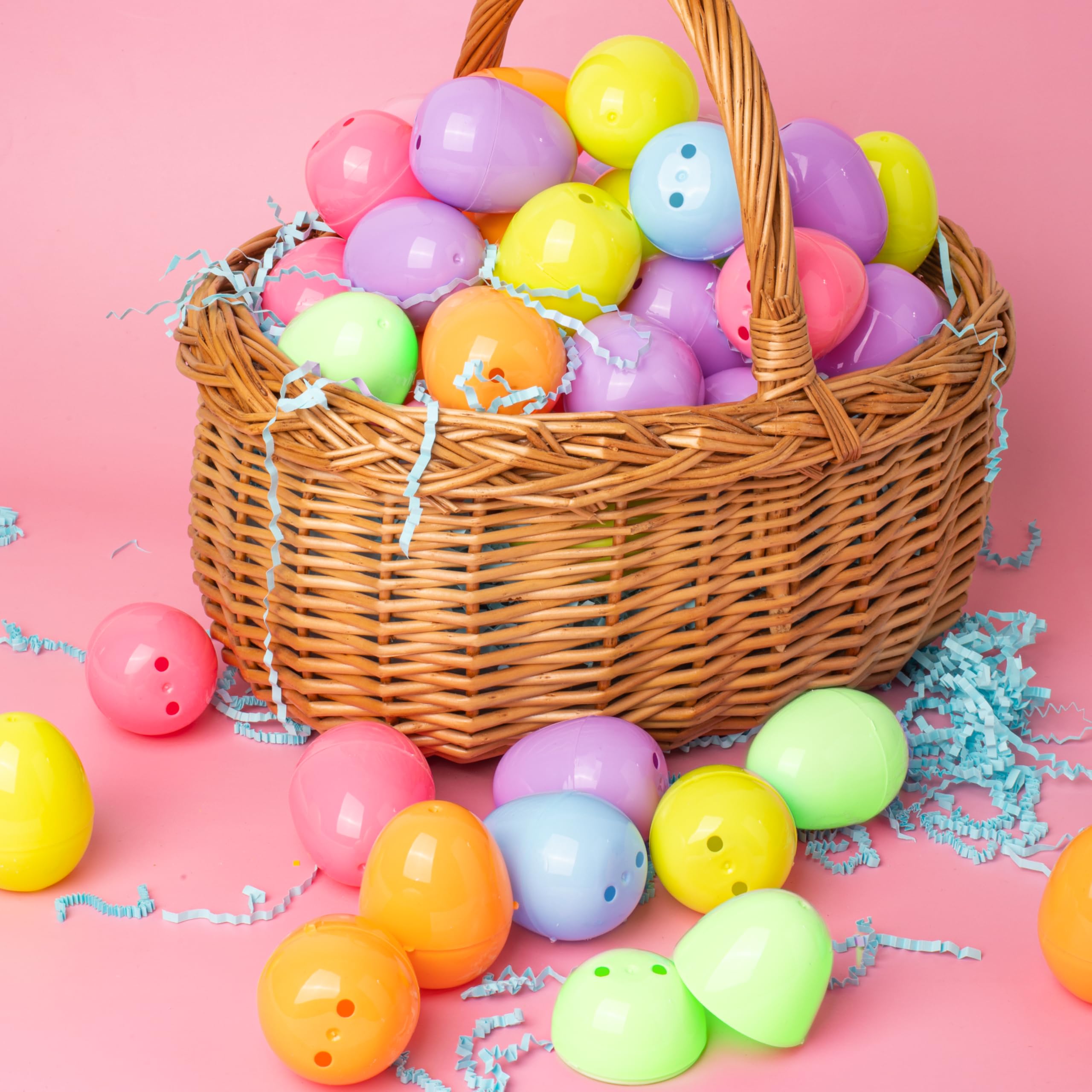 Foto 7 | Huevos De Pascua De Plástico Joyin, 150 Unidades, Colores Pastel, 5,8 Cm - Venta Internacional.